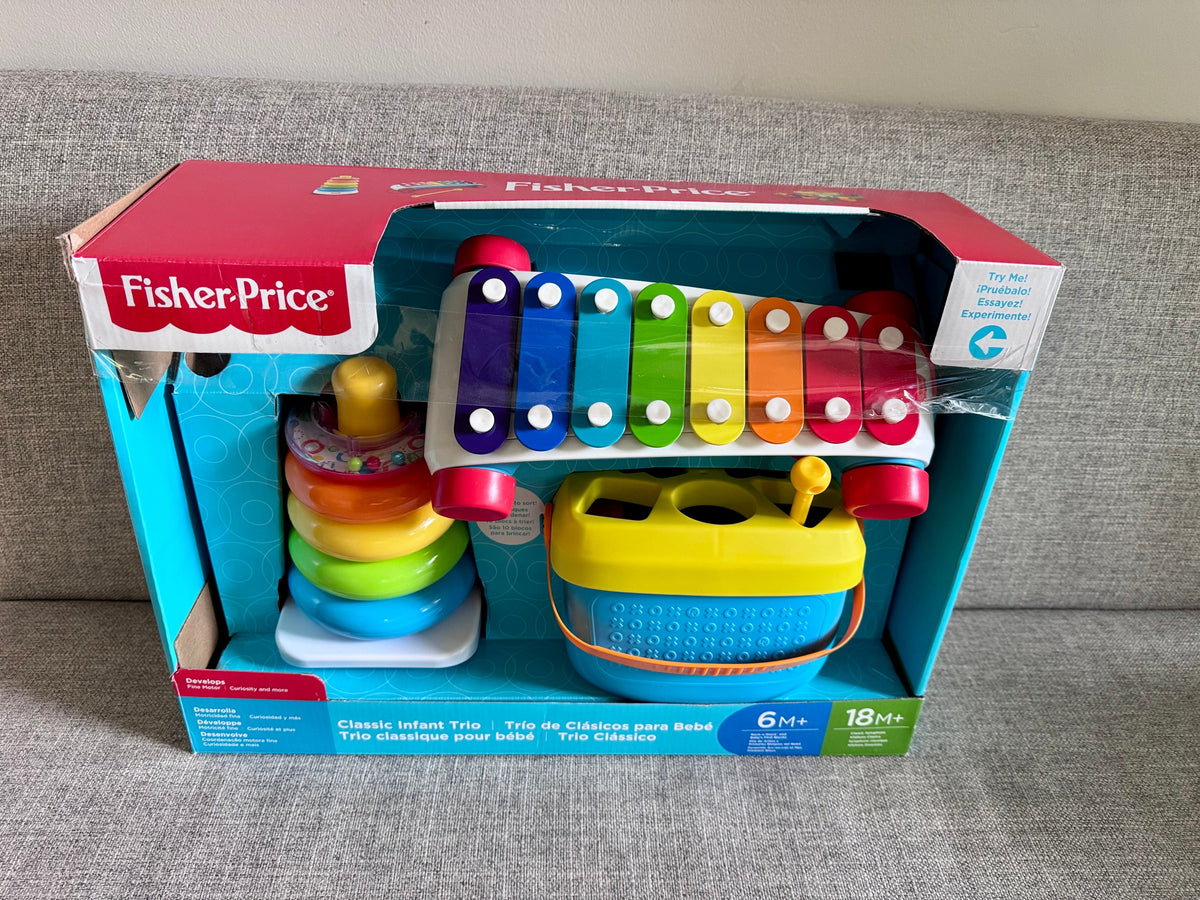 #108 Fisher Price Classic Infant Trio Set