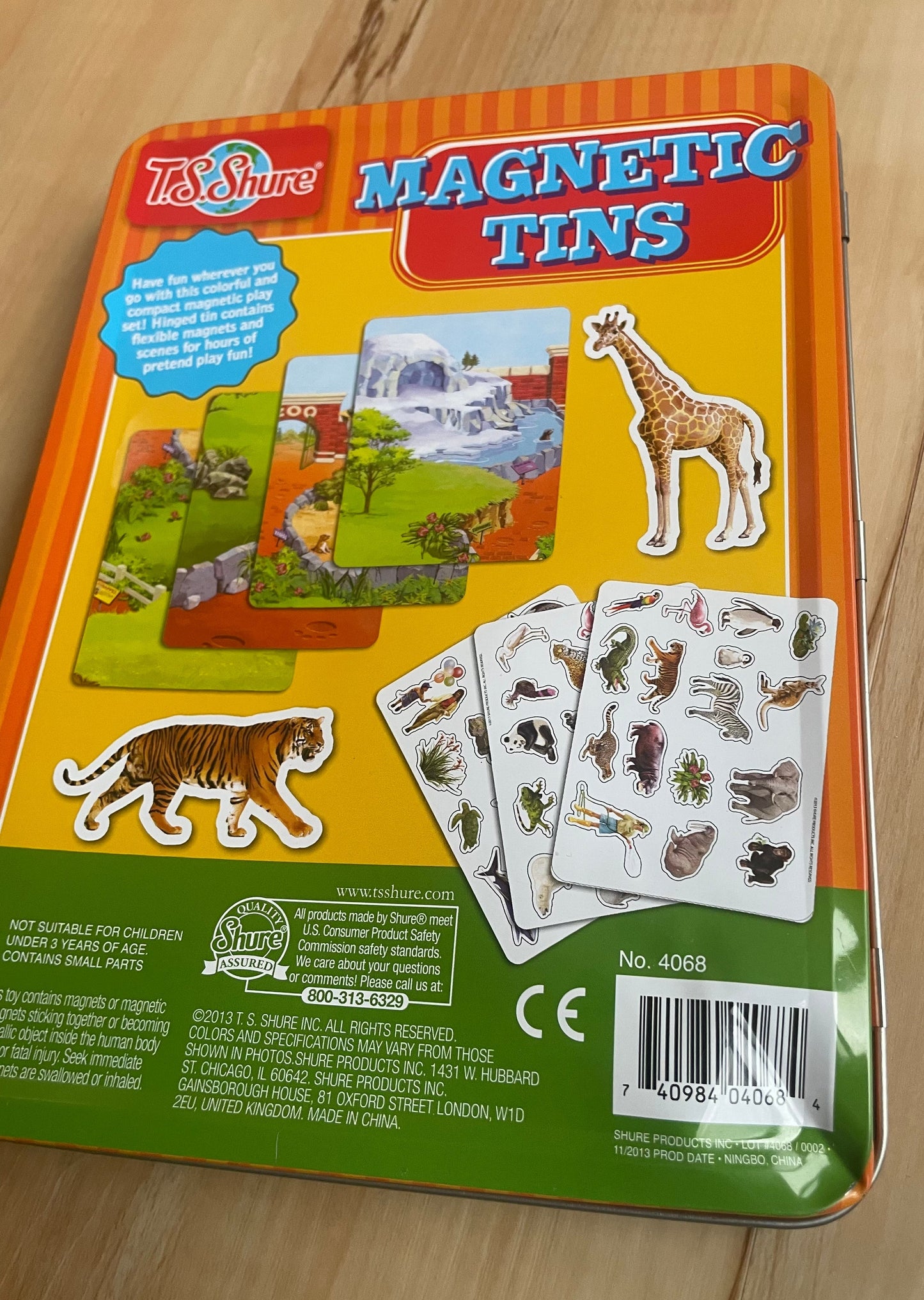Seller 118 - Magnetic tin animals