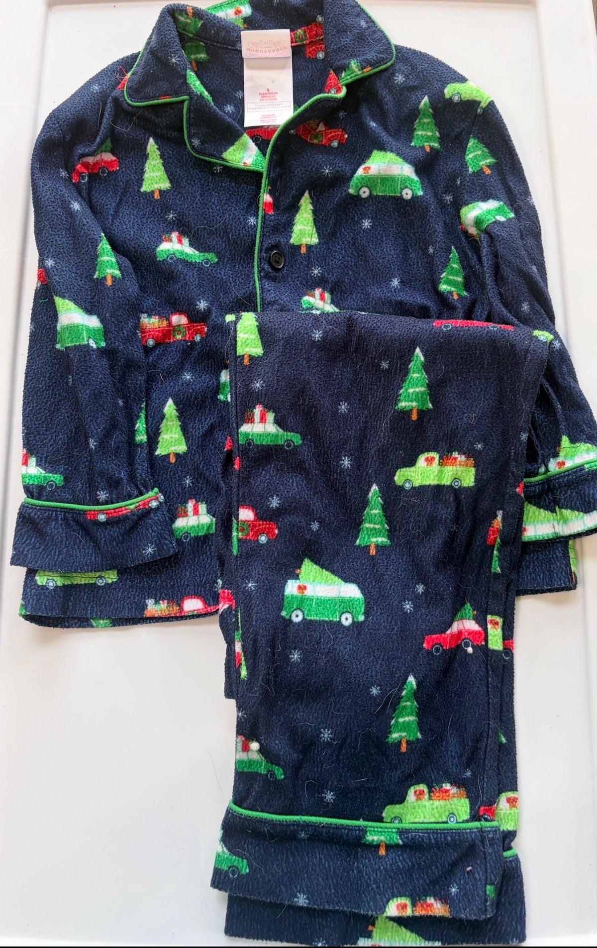 #35 boys 4t holiday pajamas