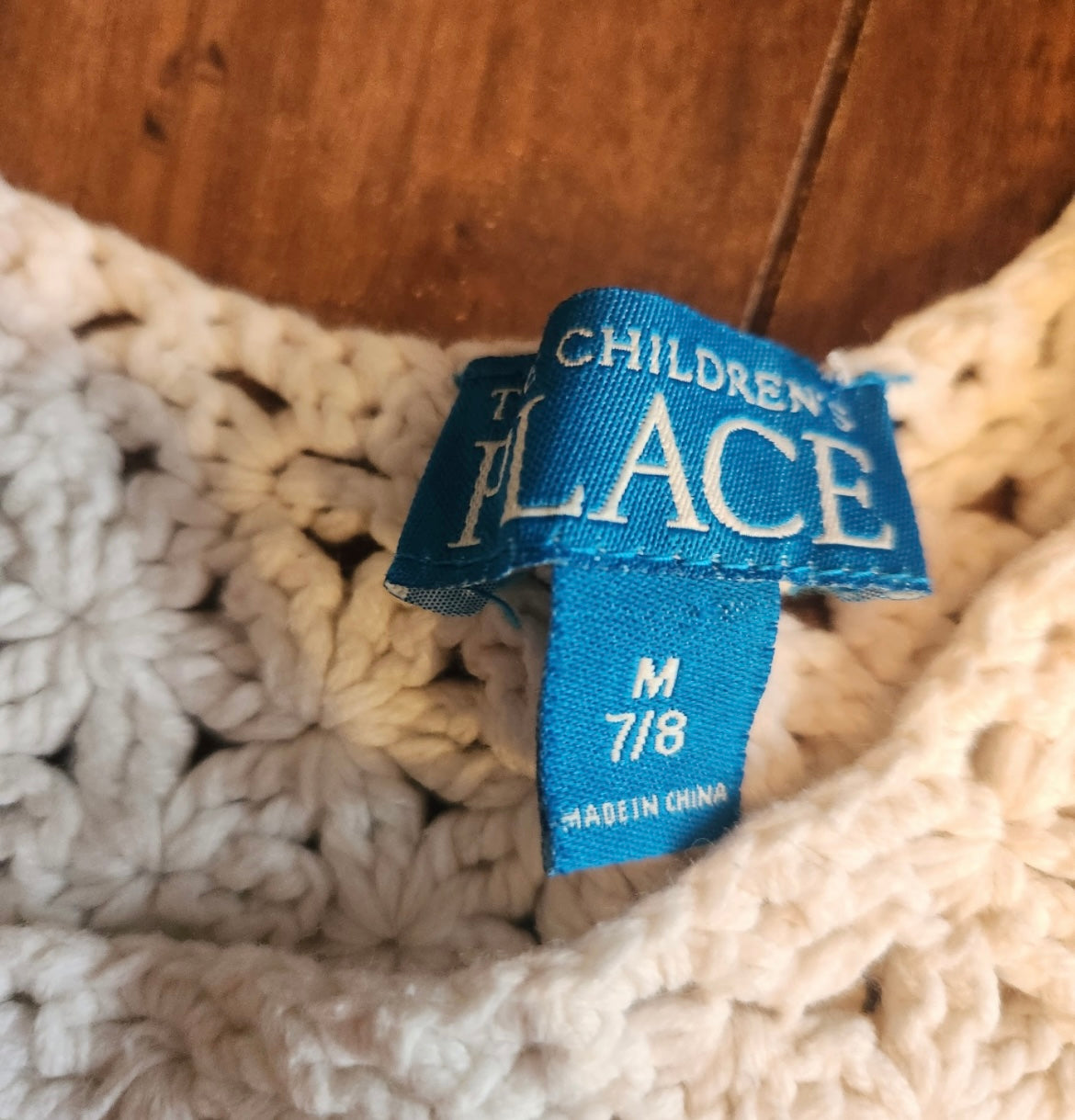 Seller #121 Girls Shaw Size 7/8 Medium The Children’s Place