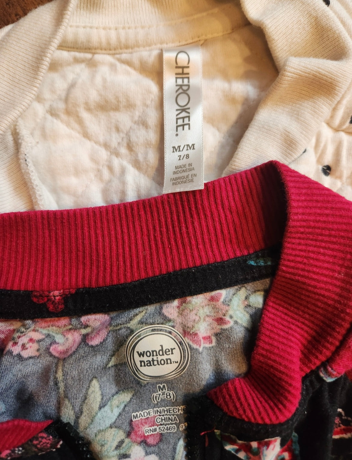 Seller #121 Girls Size 7/8 zip fashion jackets (2)