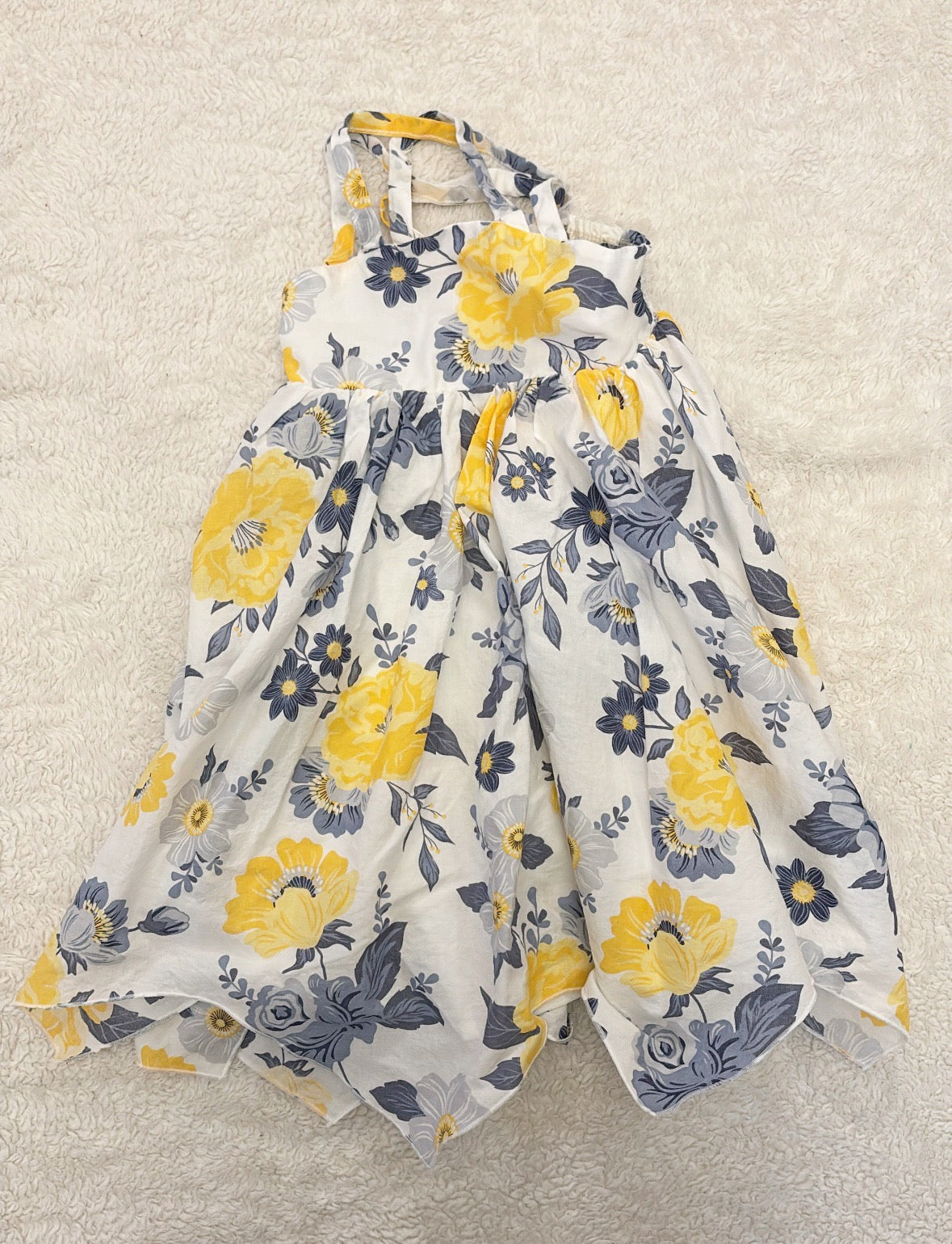 #4 Prairie Girls 2T Yellow Flower Dress