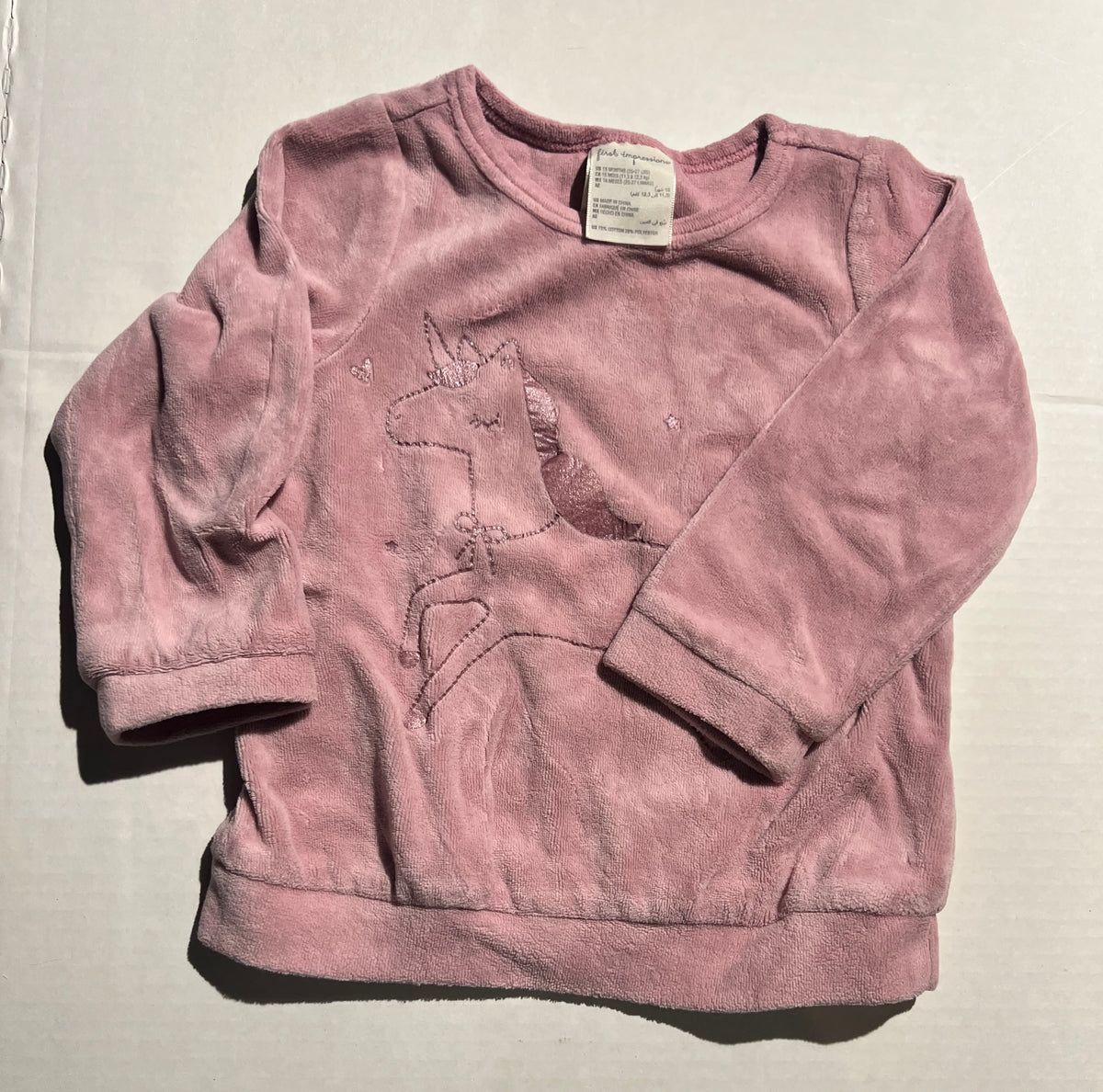 #95 Girls 18m Unicorn Sweater