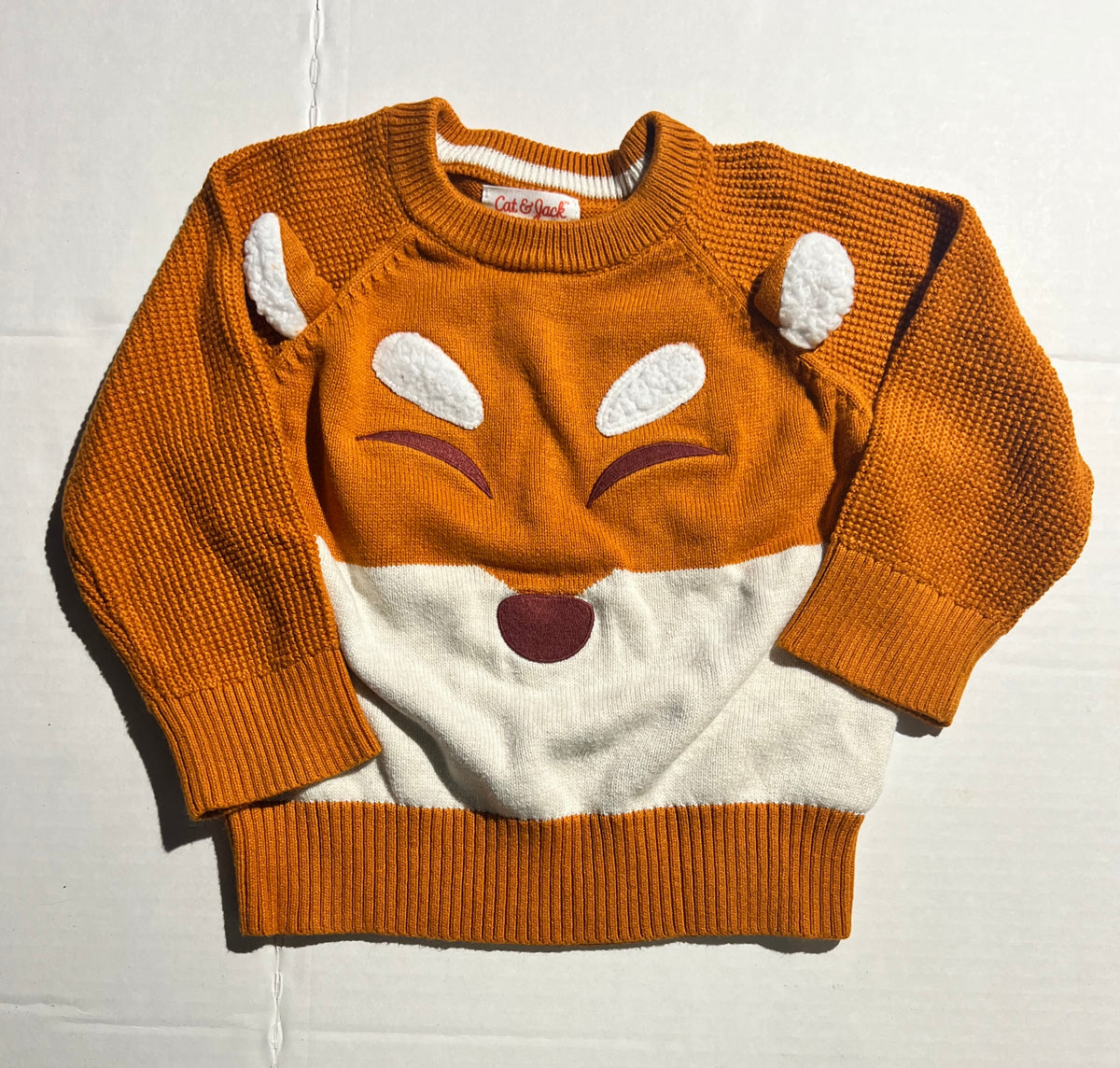 #95 Gender Neutral 18m Fox Sweater
