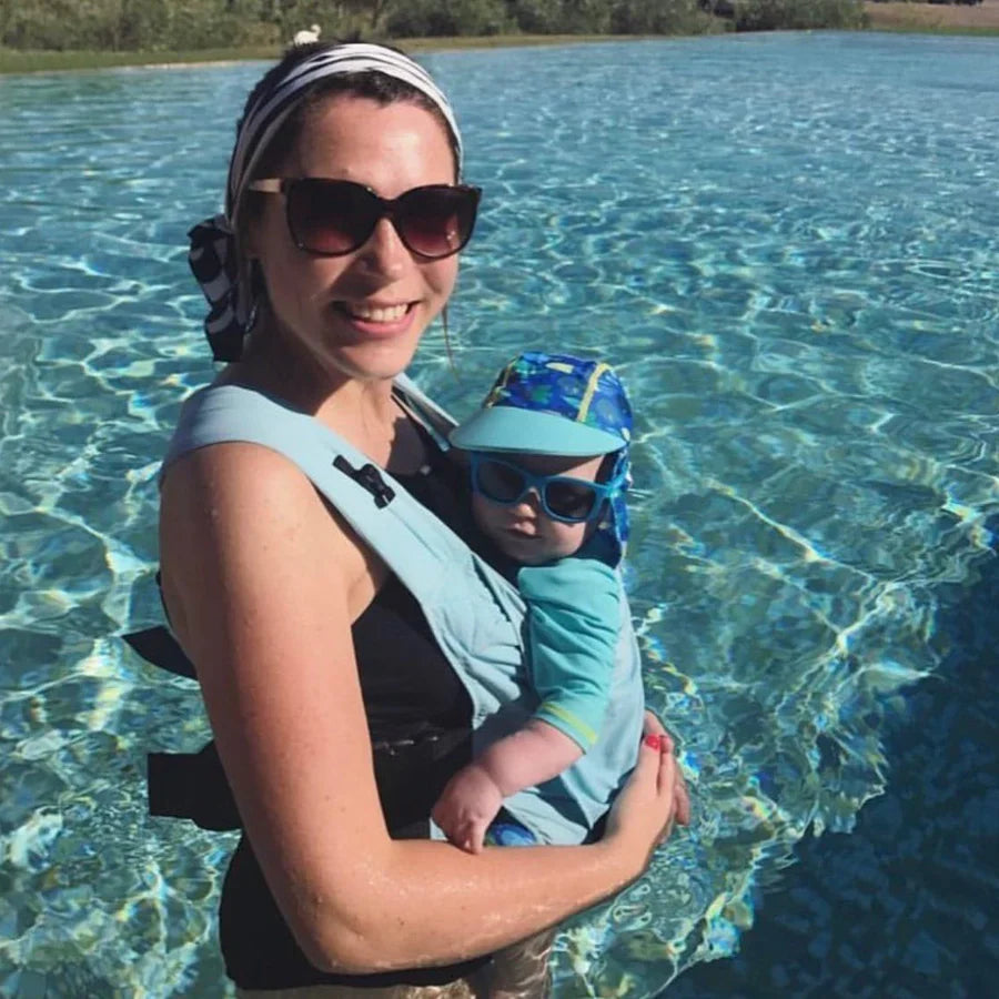 Seller #12 Light Blue | Connecta Solar Waterproof Carrier (The Company and Product is now called Integra Solar Baby Carrier)