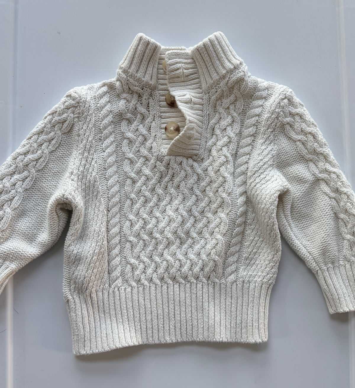 #35 like new Cat and Jack sweater boys 12months