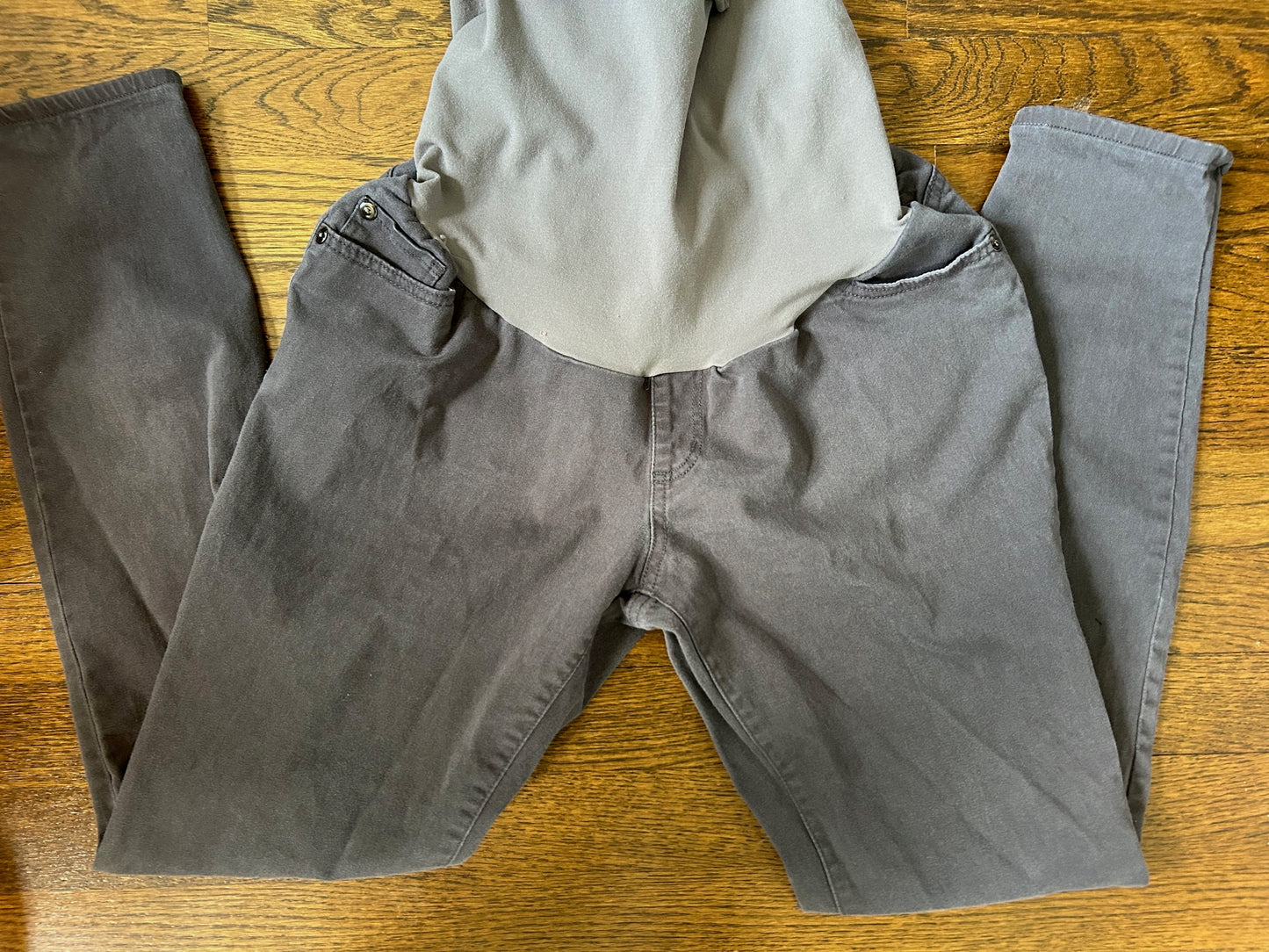 #203: Size Medium Maternity Grey Pants