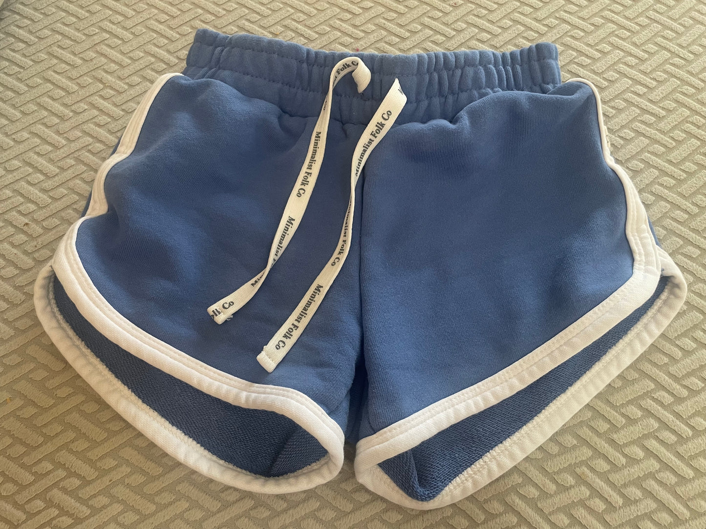 Seller 118 - Minimalist Folk Co. - blue shorts - size 8