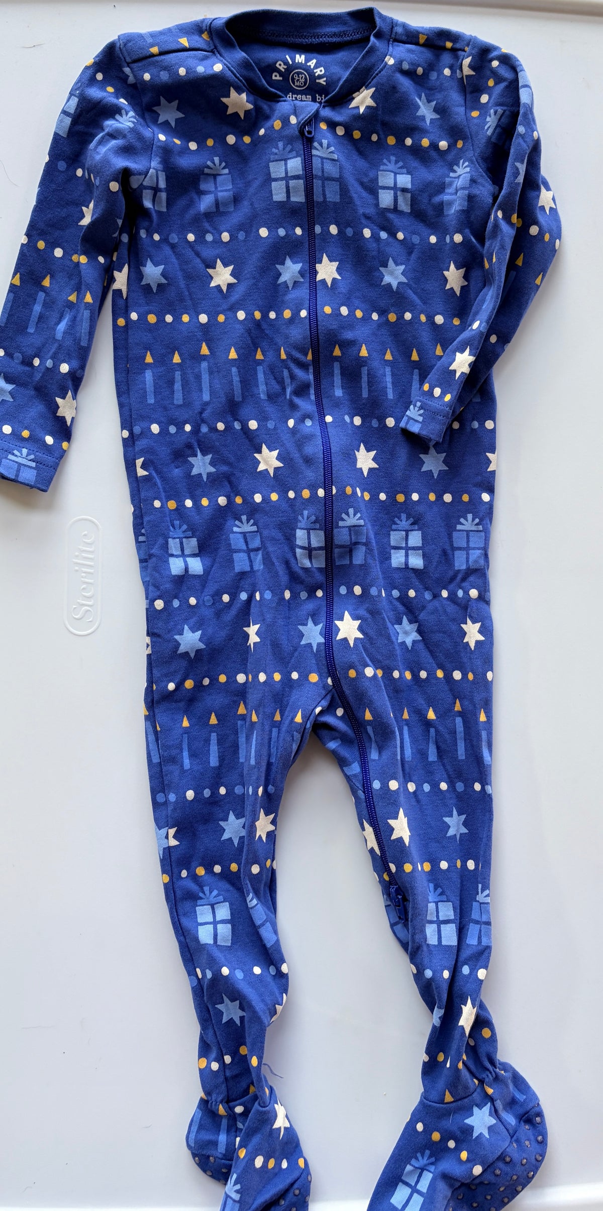 #35 12 month holiday pajamas primary