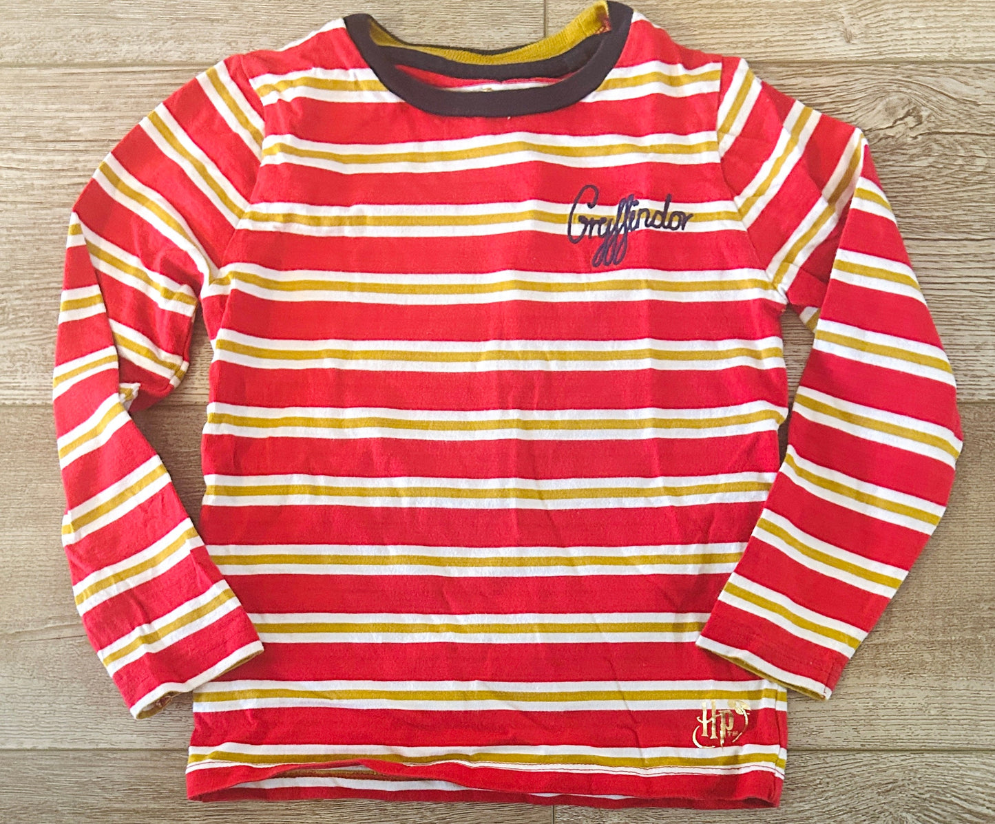 #15 Boden 4/5 Harry Potter-Gryffindor Embroidered LS Shirt *REDUCED*