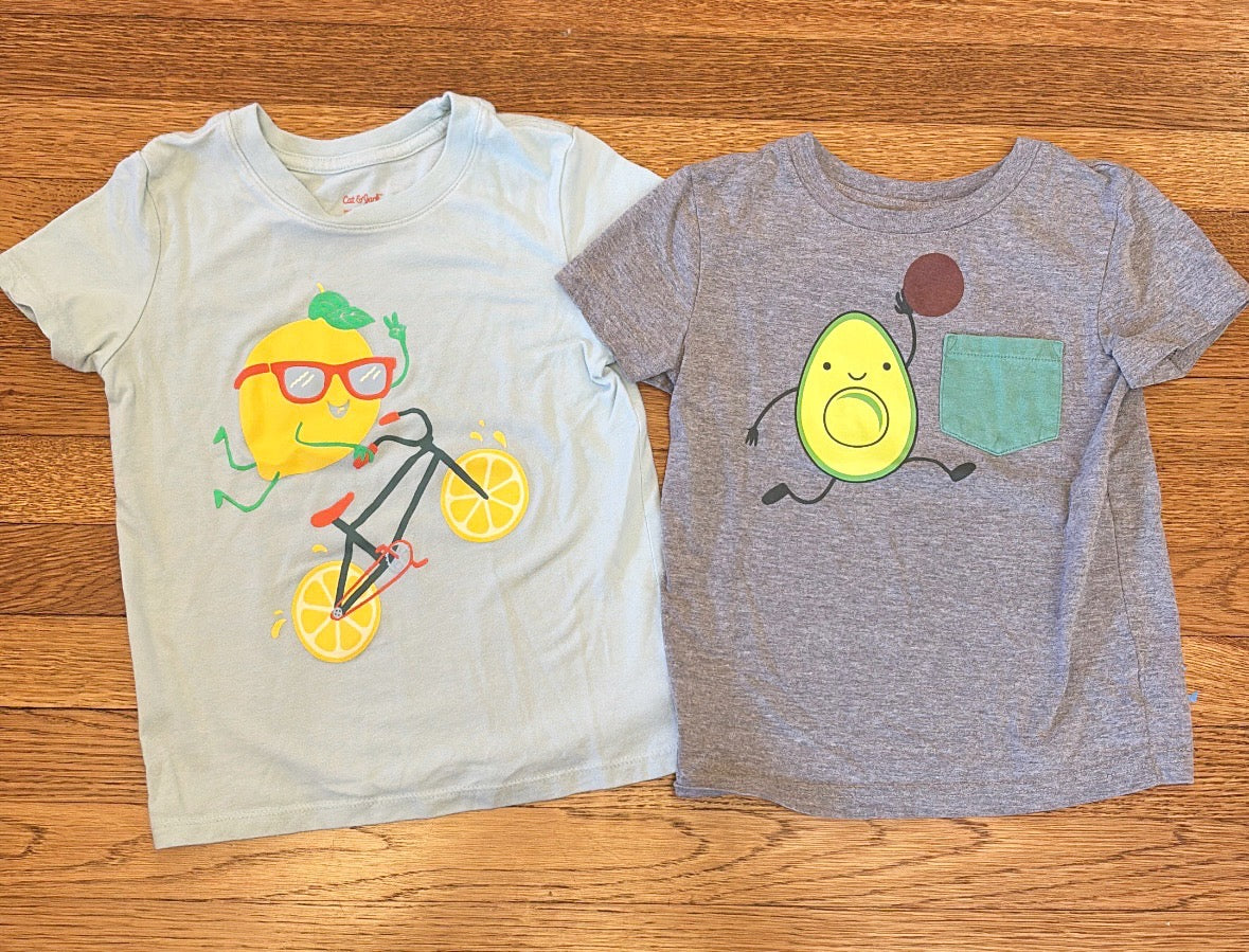 #4 Cat & Jack Boys 4T T-Shirt Bundle