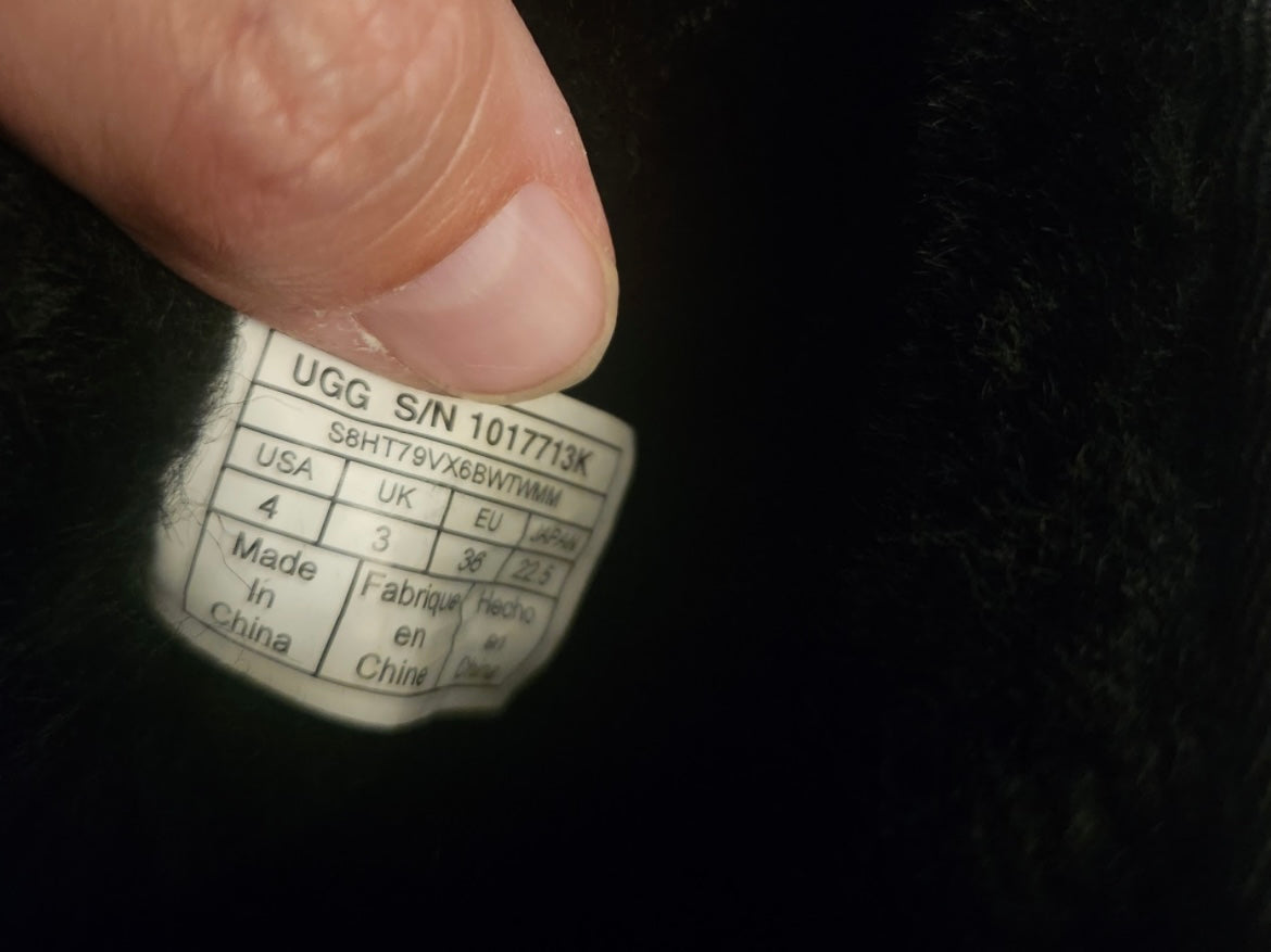 Seller #121 Black UGG tall boots size 4