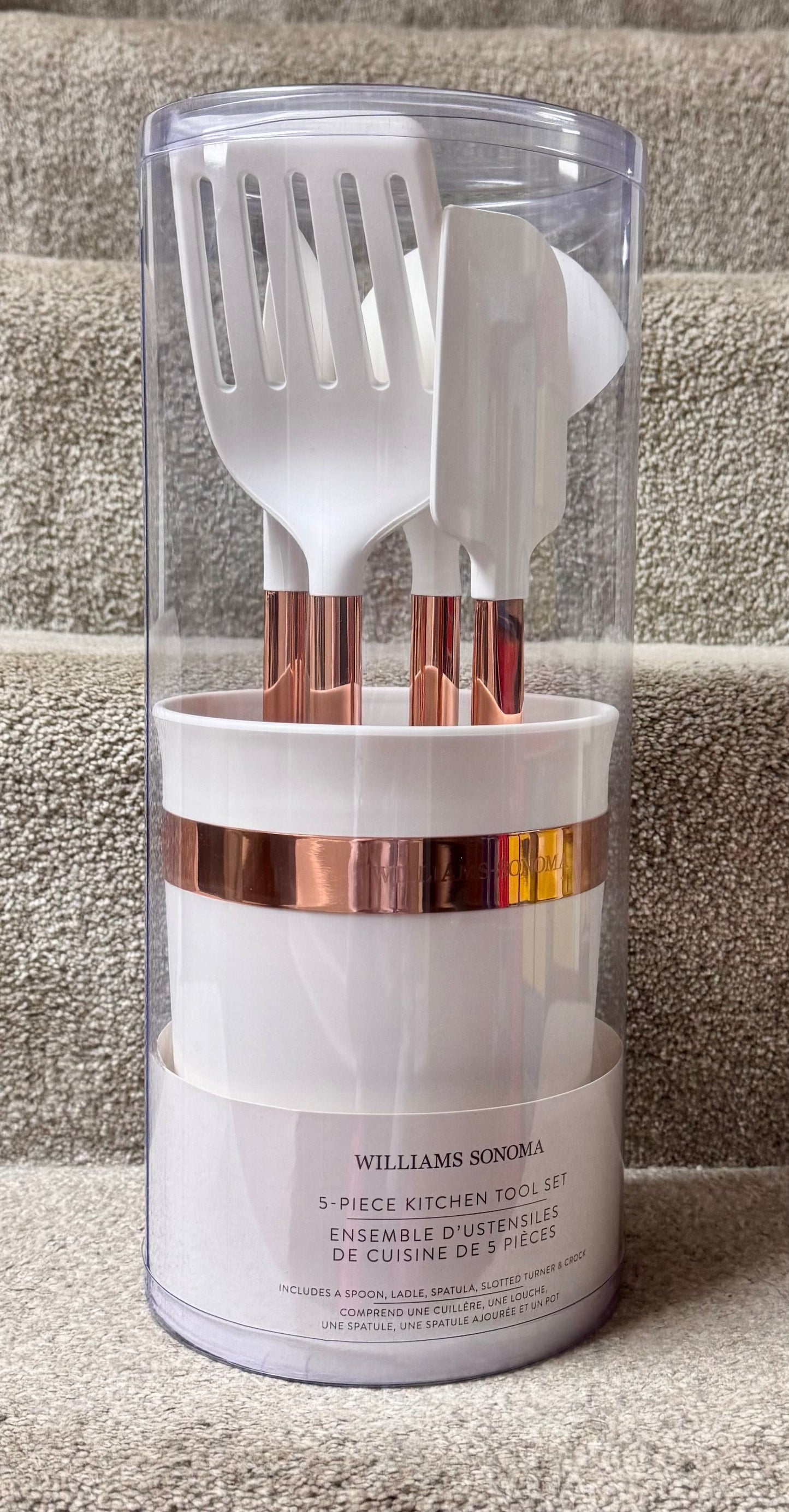 #133 NEW Williams Sonoma Utensils & Holder