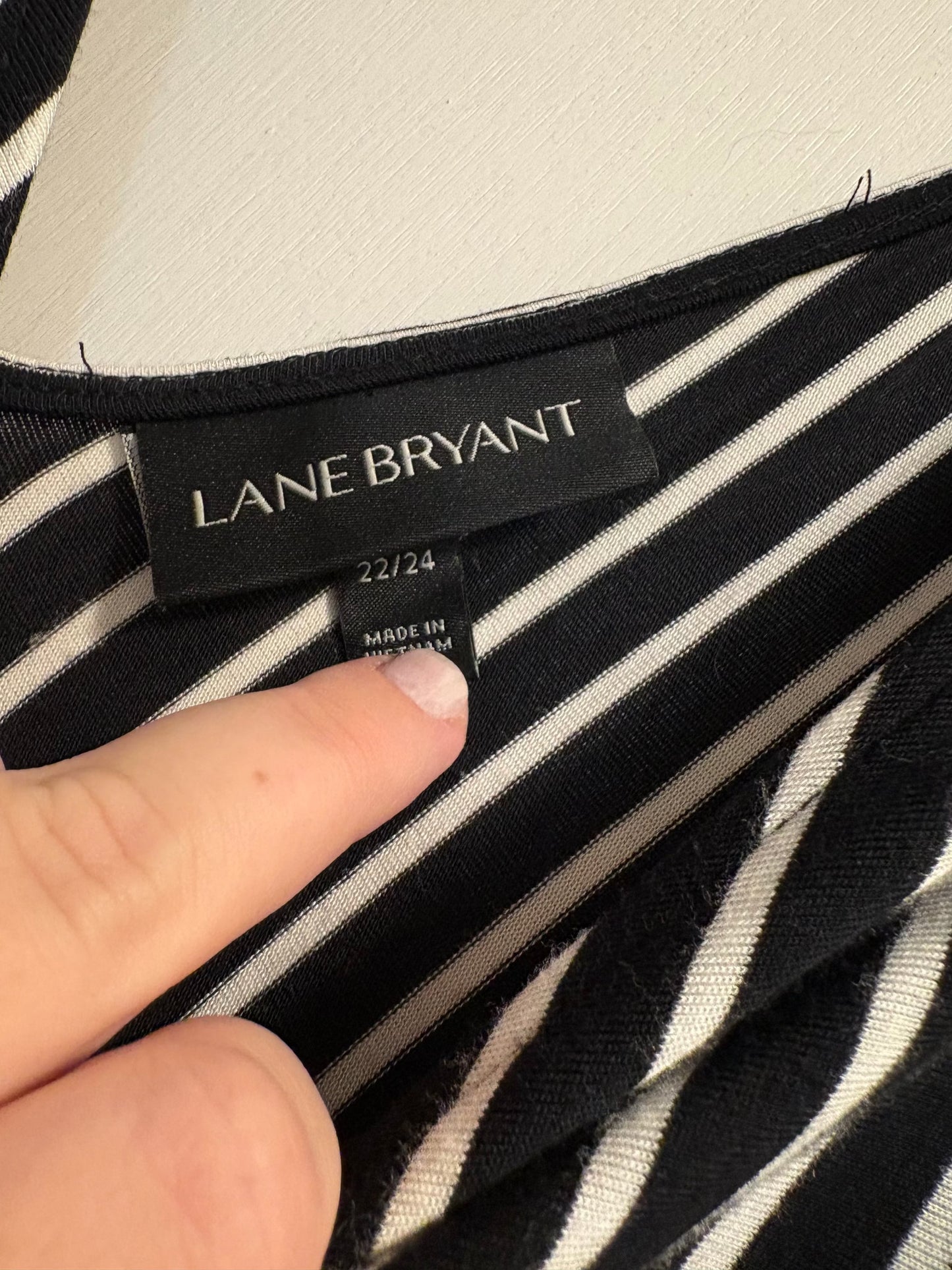 #35 Reduced Lane Bryant Stripped Dress 22/24