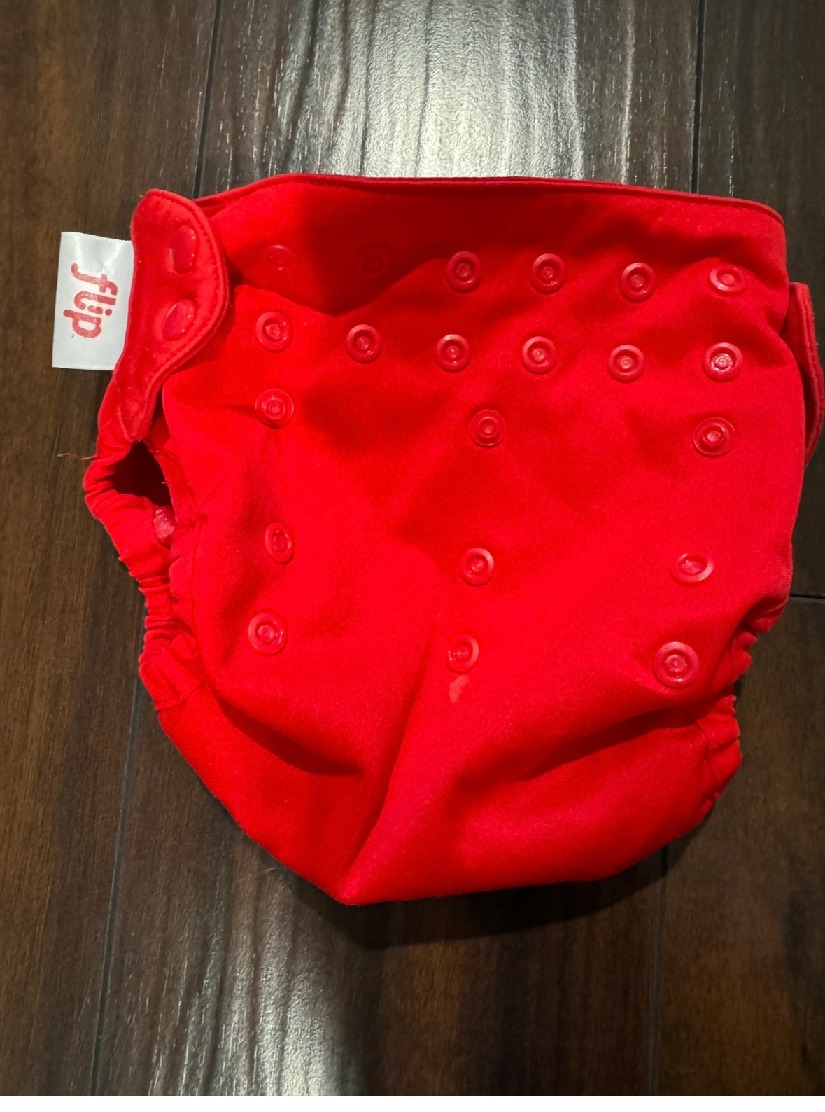 REDUCED # 92 Flip NEW cover cloth diaper red