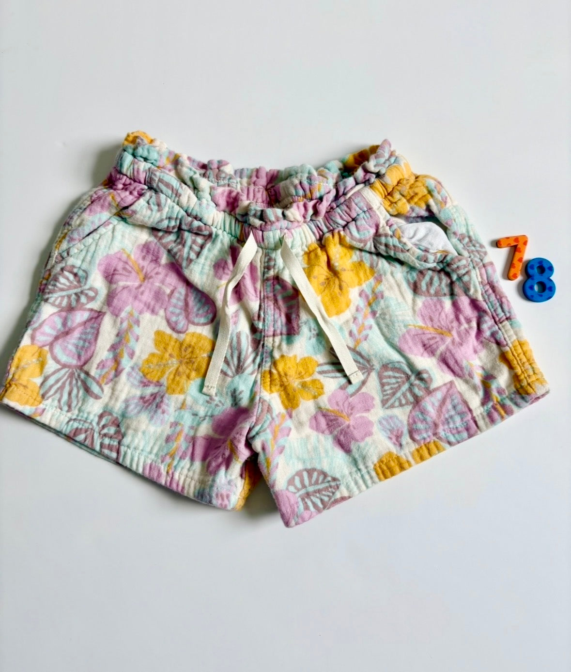 Seller 40 REDUCED Cat and Jack Flower Shorts Girls 7/8