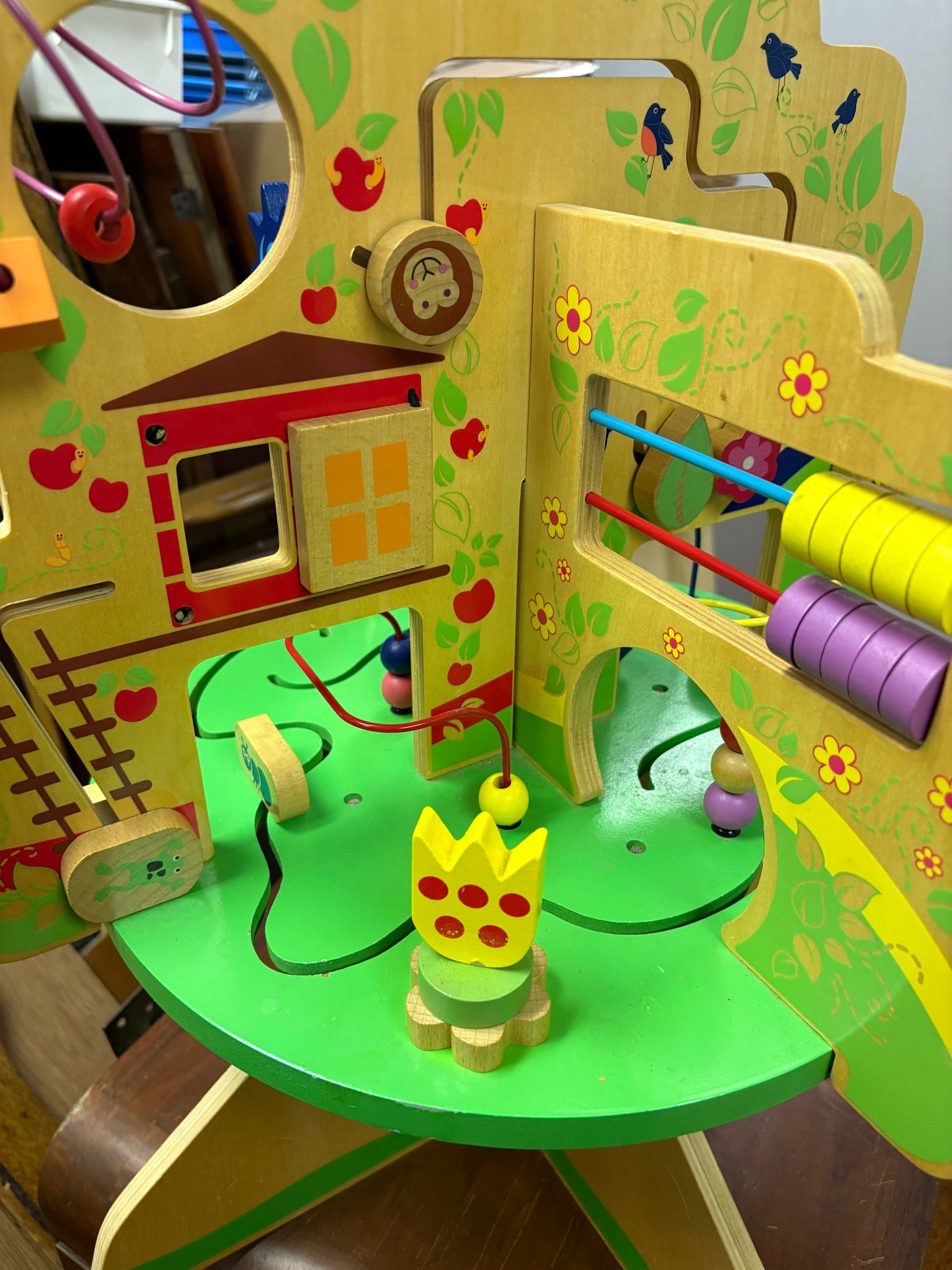 #35 REDUCED Manhattan Toy Wooden Tree Top Adventure Activity Center