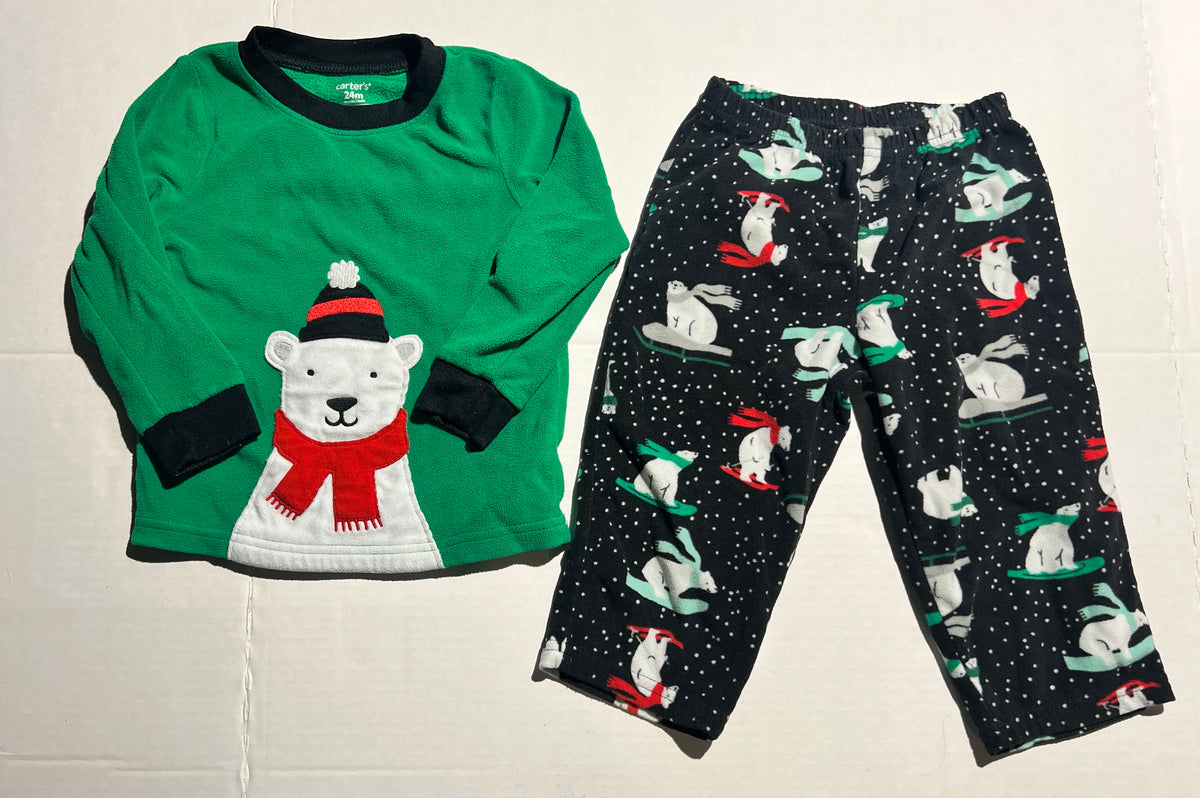 #95 Boys 2T Fleece Pjs
