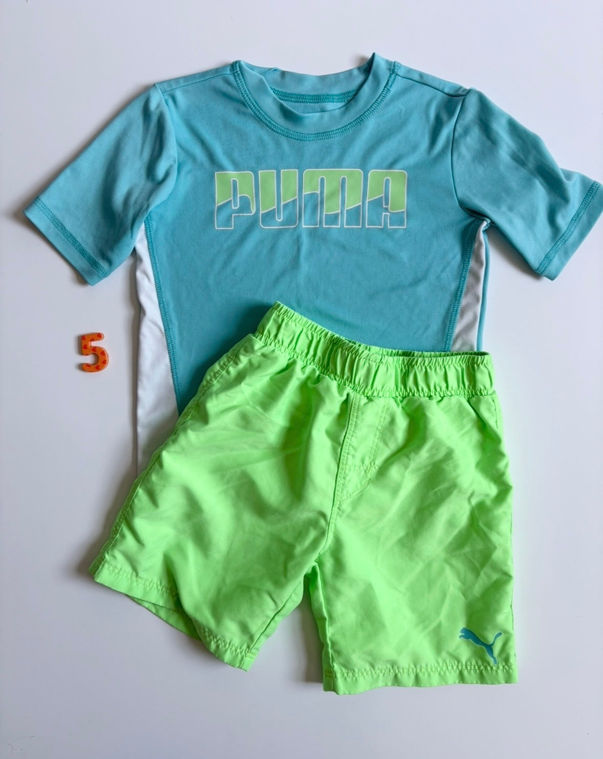 Seller 40 REDUCED Puma Swim Shirt and Trunks Boys 5