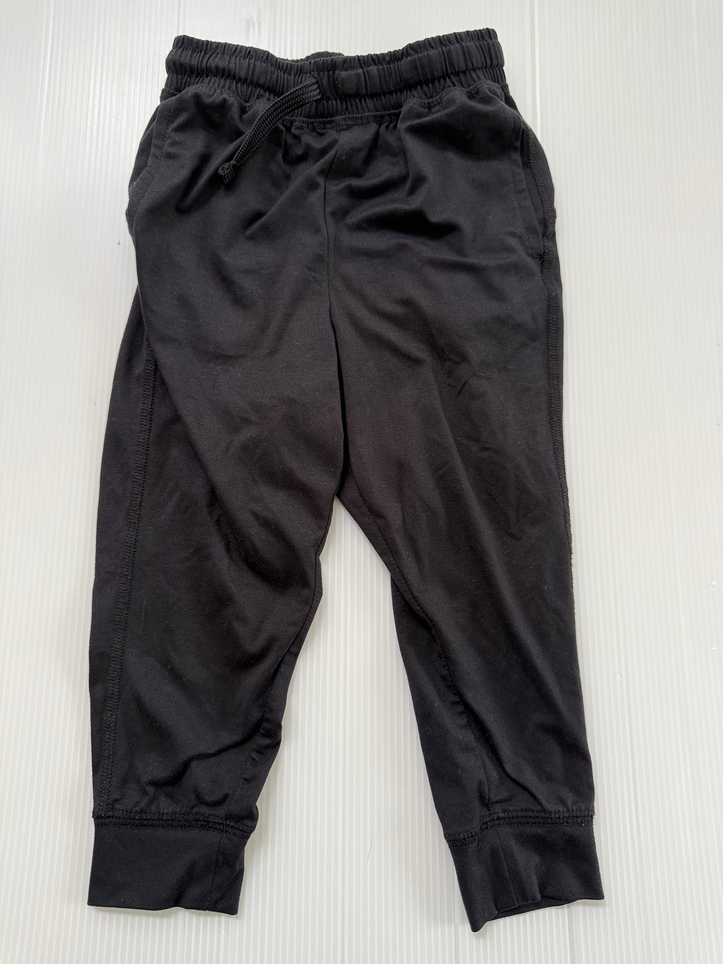 #167 Jumping Beans Boys Black Jogger - 3T