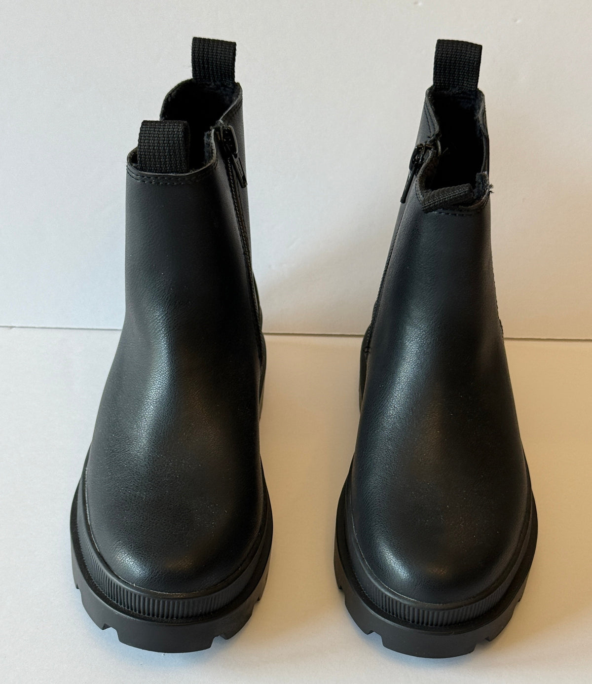 Seller #156_HNM Girls Black zip up Chelsea Boot Size 13.5