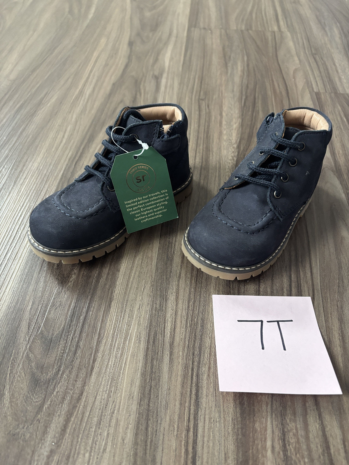 #138 - 7T Shoe NWT Stide Rite Black Boots