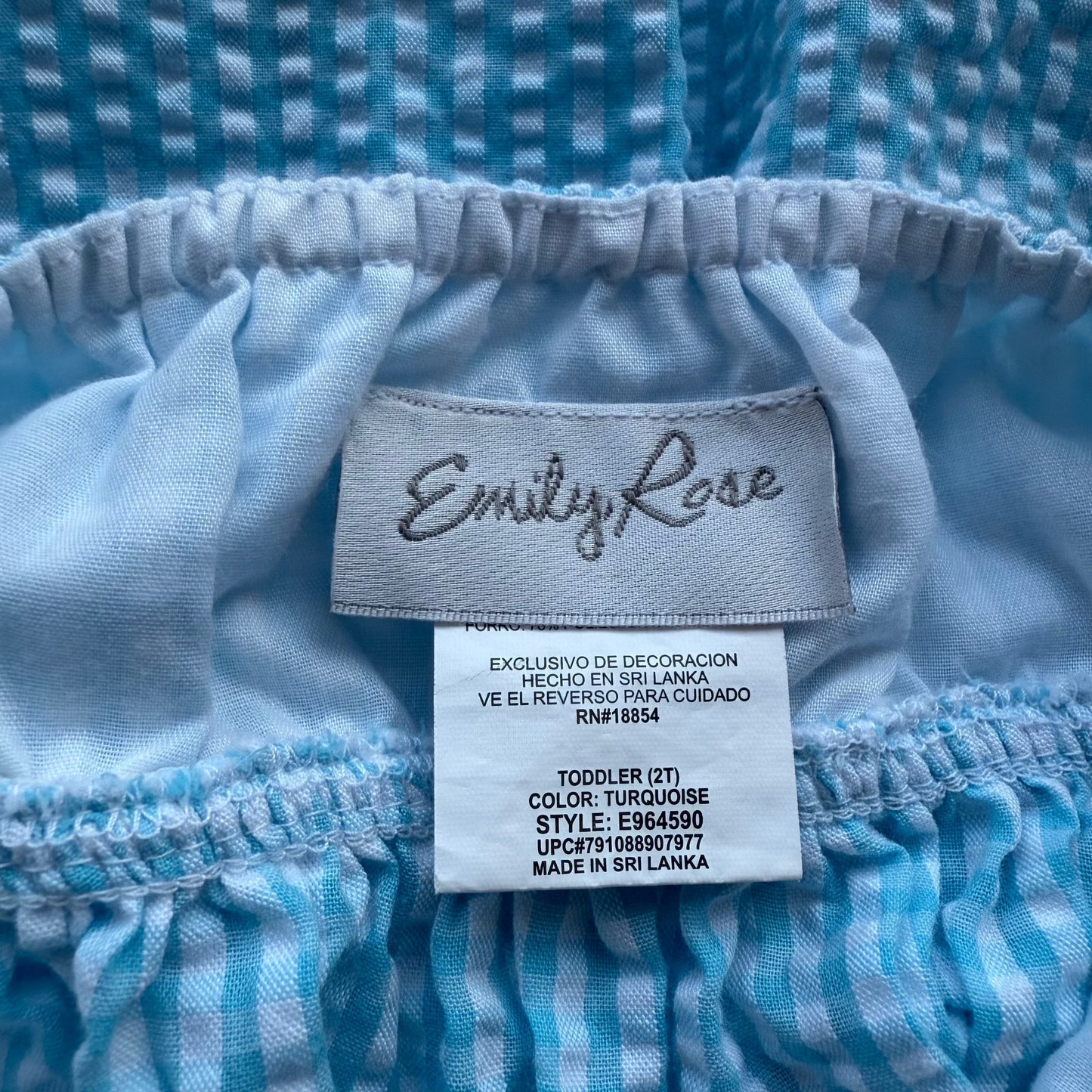 #99 Emily Rose Dress, NWOT, Halter Top Strap, Embroidered Unicorn, Girls 2T