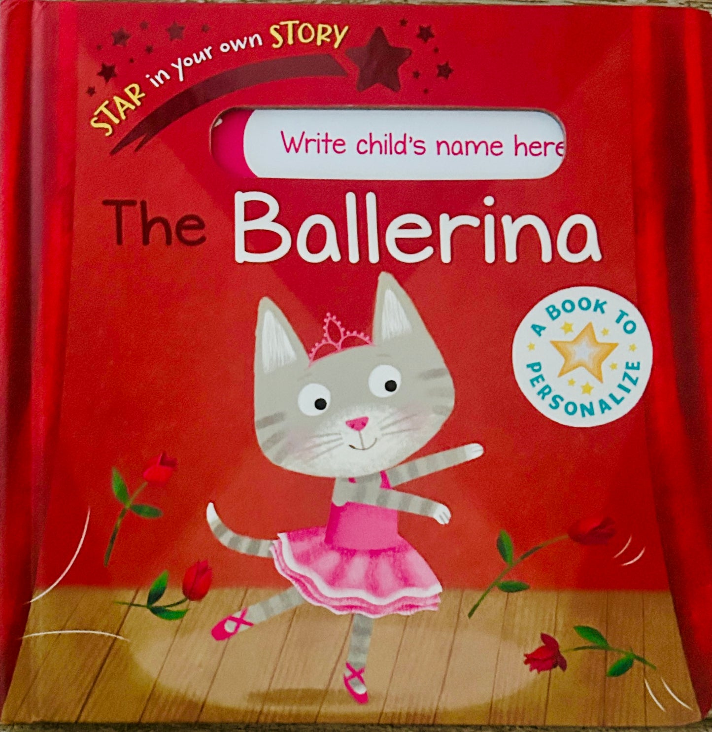 #15 New Usborne Personalized Ballerina Board Book