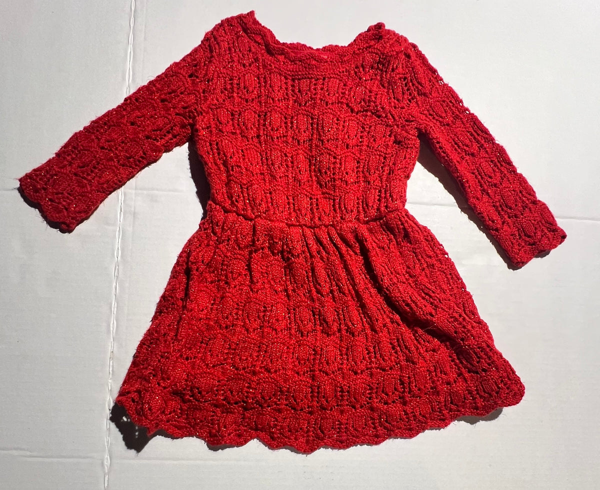 #95 Girls Red 2T Dress
