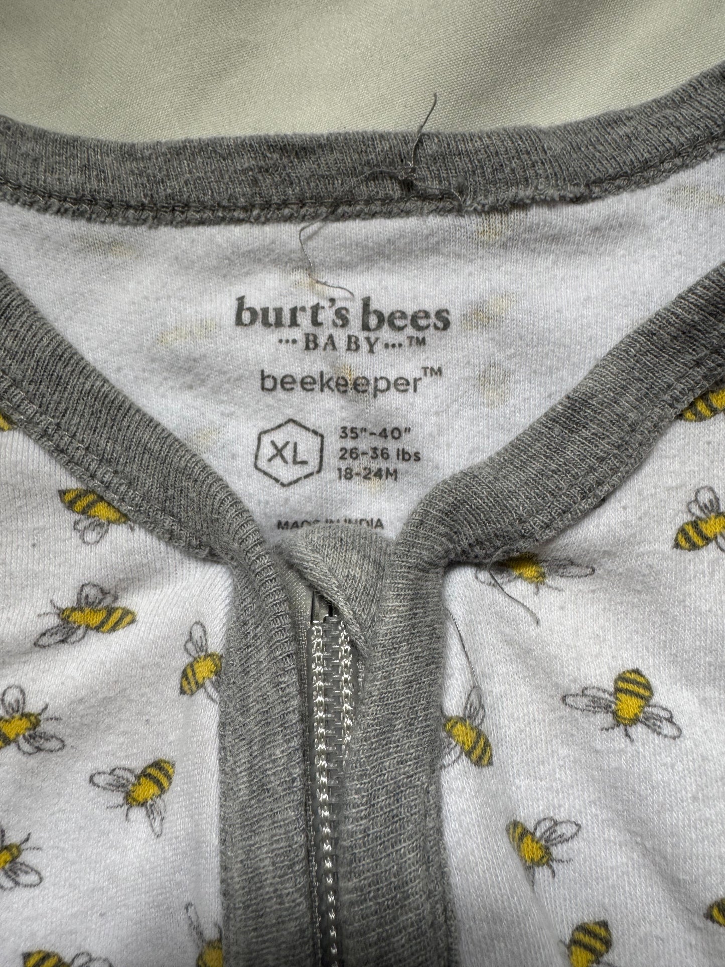 Seller #127 Burt's Bees Baby Sleep Sack, Size XL, 18-24 months
