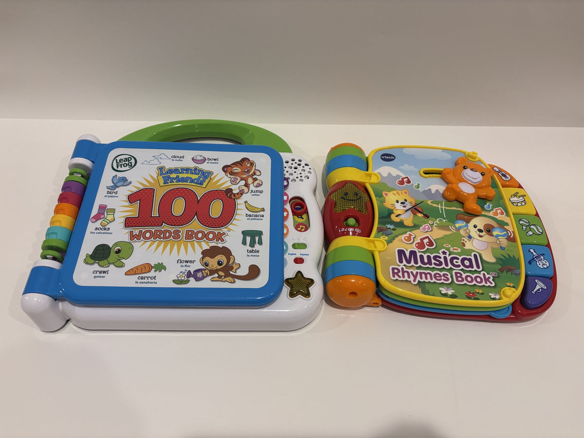 #138 - Leapfrog 100 words book + Musical Rhymes Book