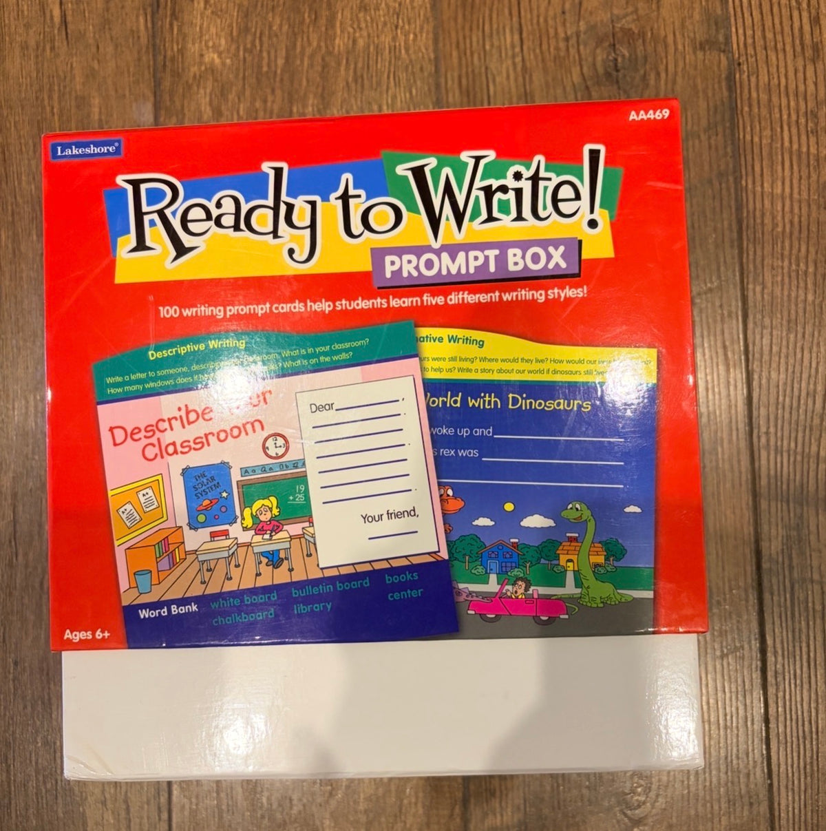#35 lakeshore learning writing prompt box