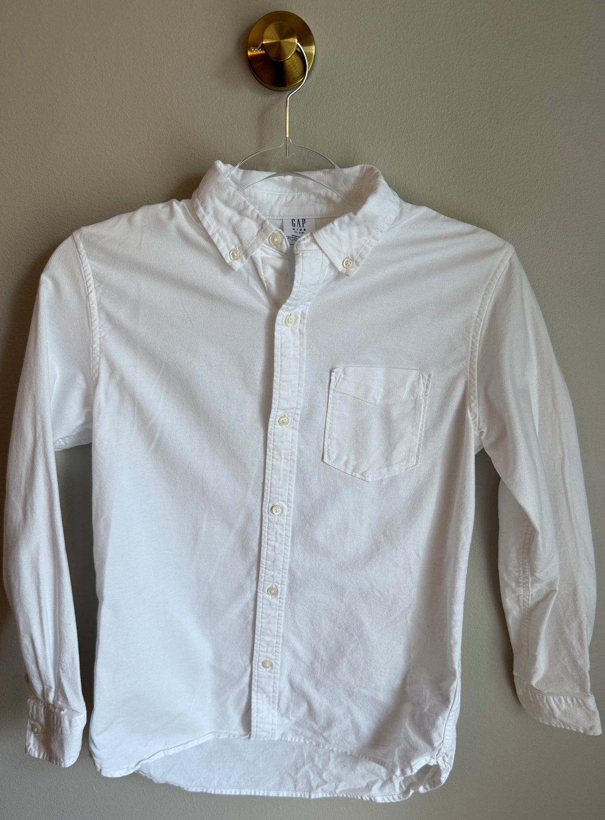 Seller 156_Gap Kids Boy white button down XL 12
