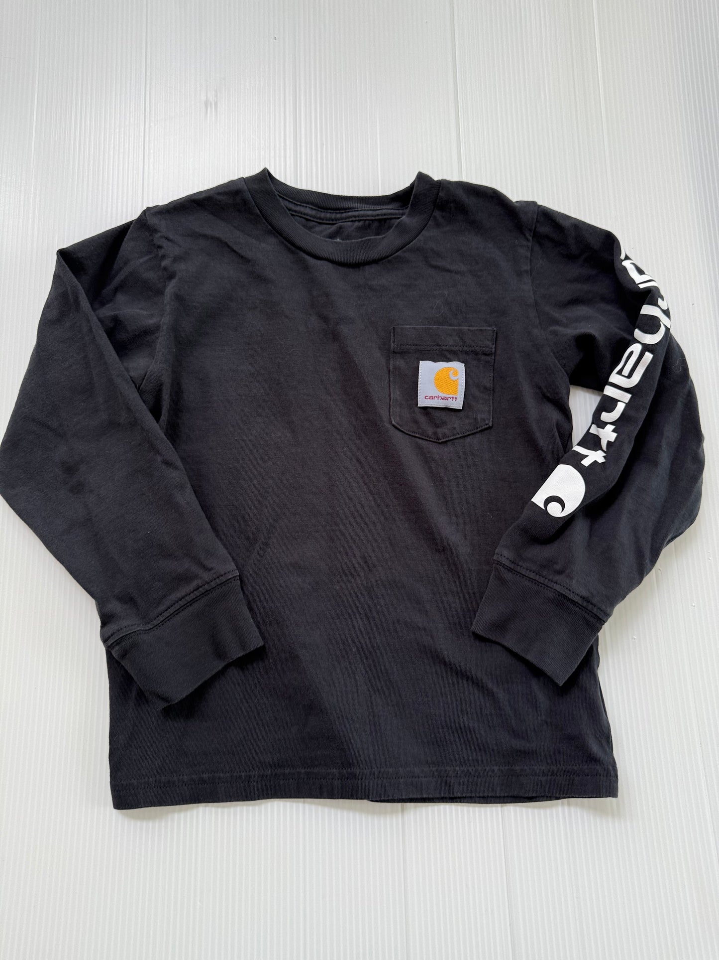 #167 Carhartt Boys Black LS - 5