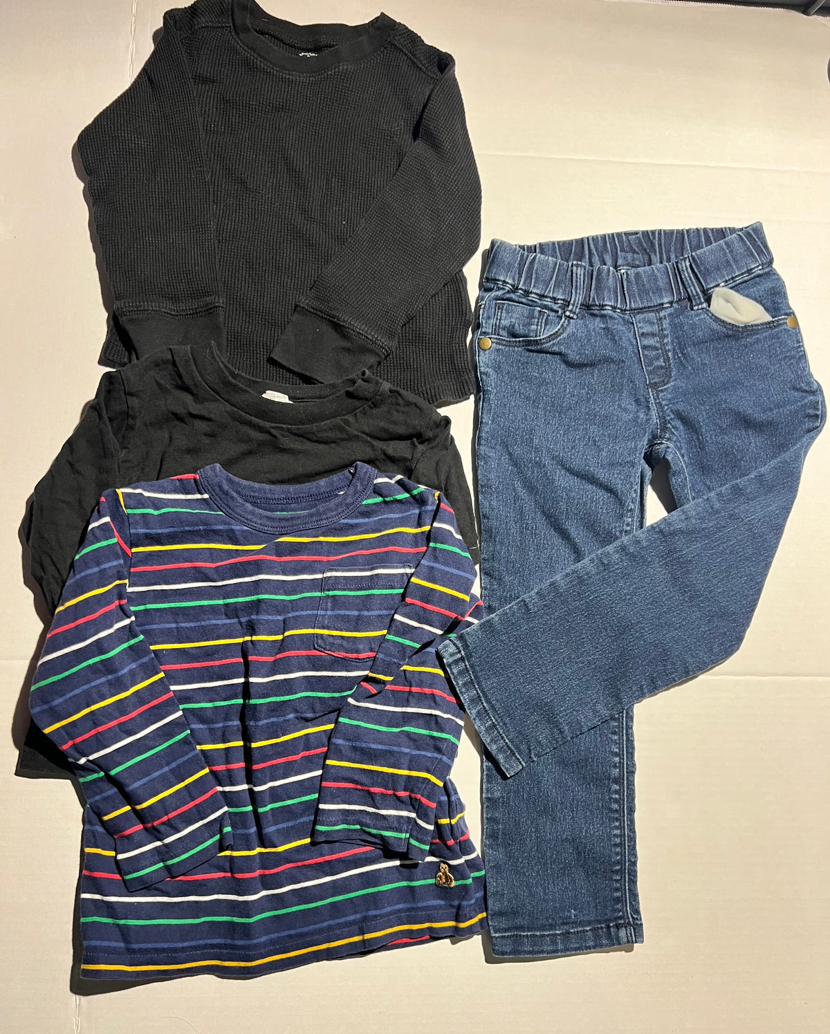 #95 Boys 3T Jeans and Shirts Bundle