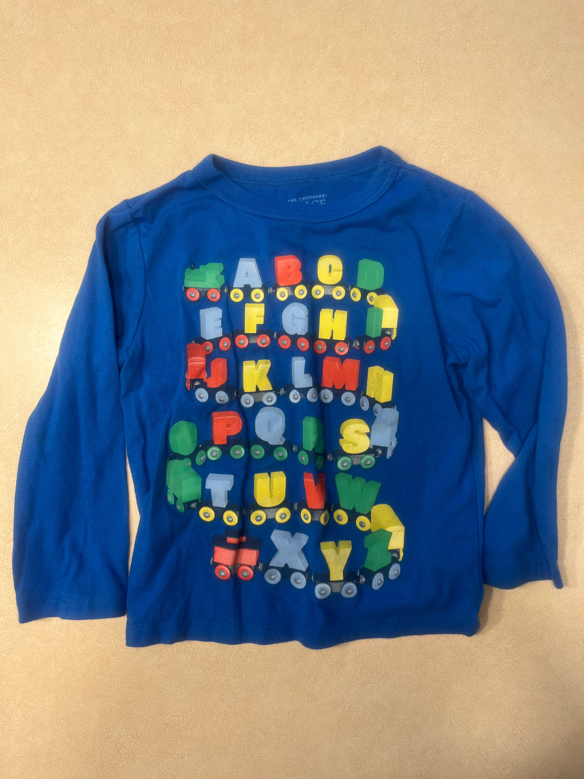 #200 Children's Place ABC Train Shirt Boys 2T