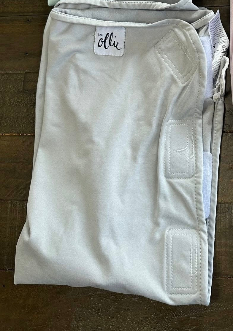 # 17 REDUCED Ollie Infant Swaddle Light Gray