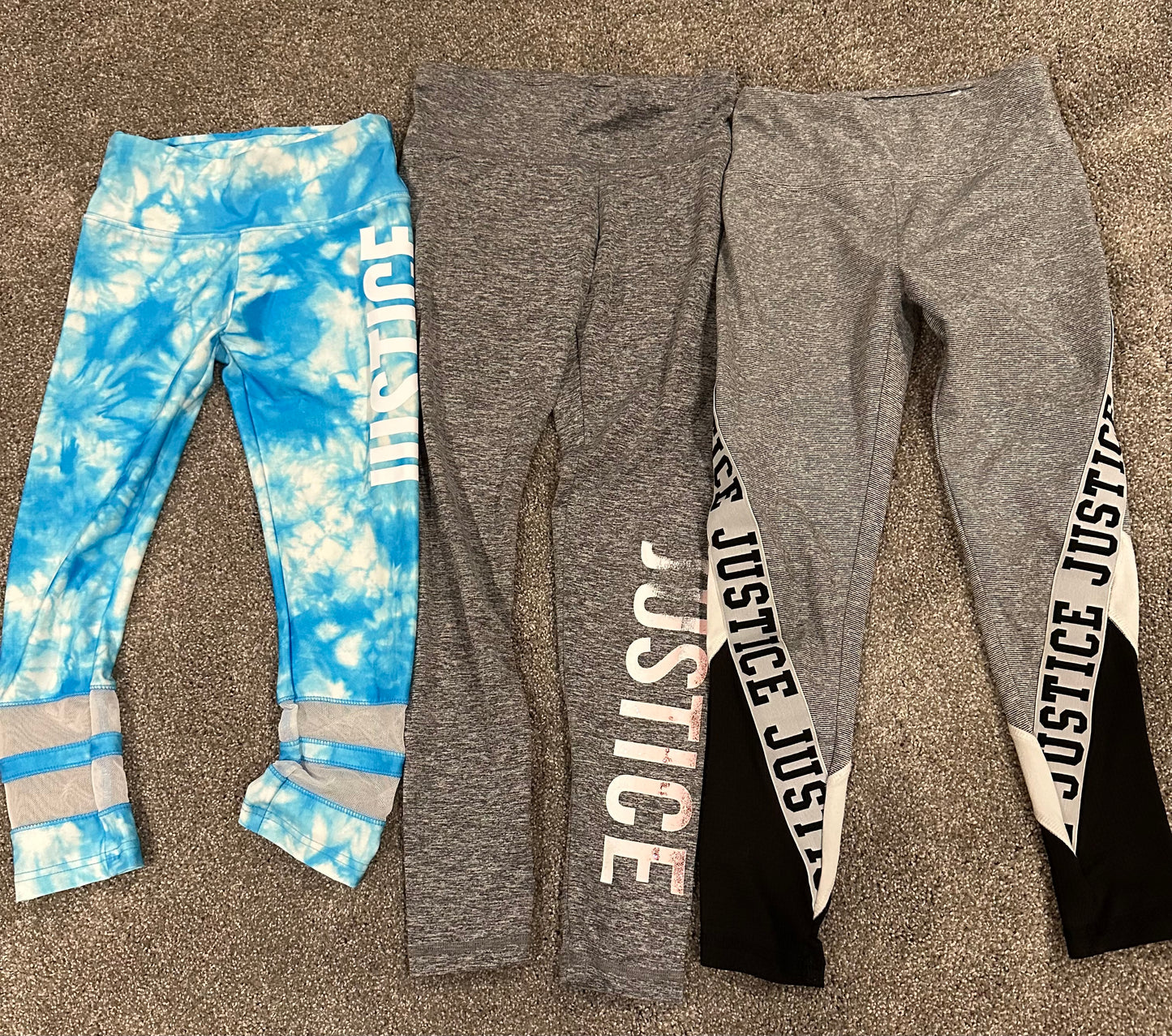 #133 Justice Girls Sz 8 Leggings Bundle