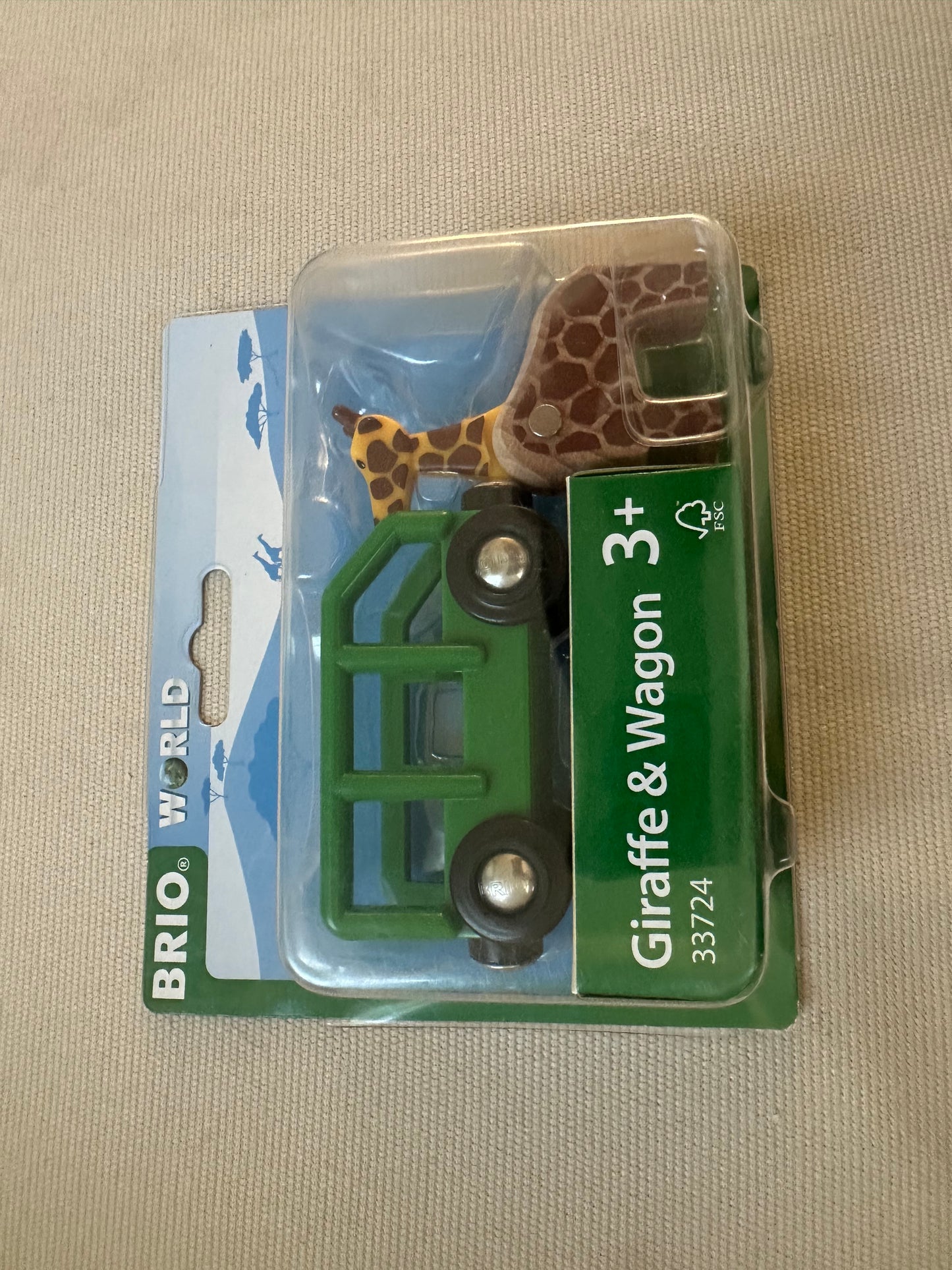 #24 brio giraffe wagon