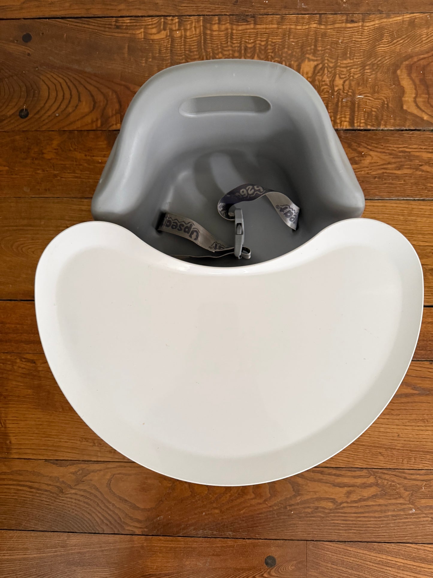 Seller 17 Upseat Gray Baby Floor & Booster Seat with Tray