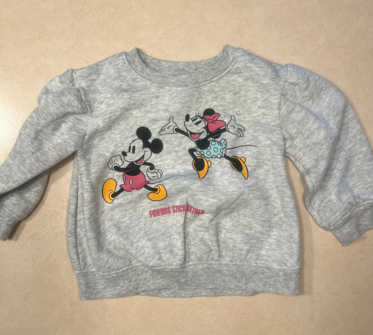 #200 Jumping Beans Minnie and Mickey Sweatshirt 18m