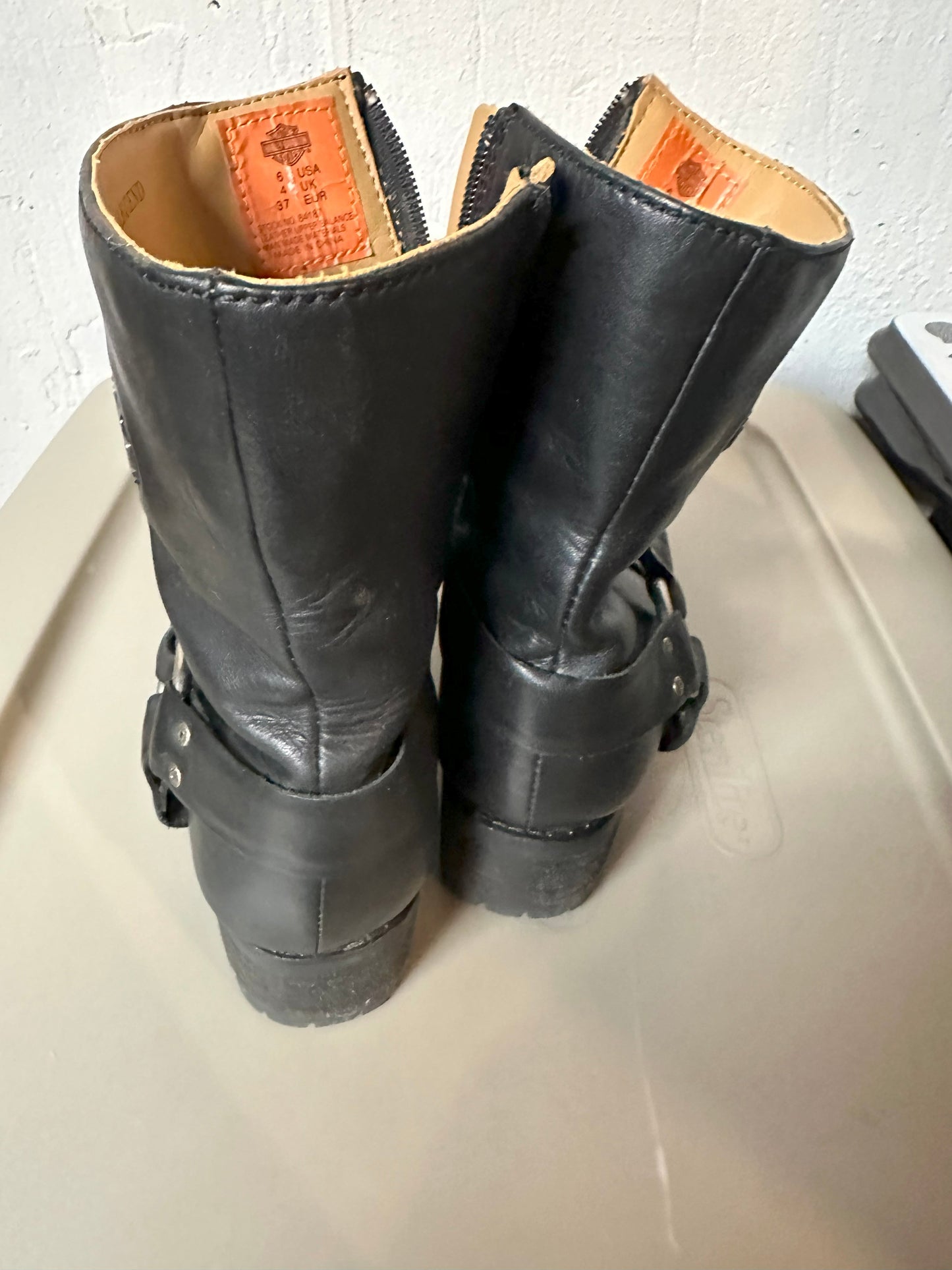 #214 Women's Harley Davidson Boots- Size 6