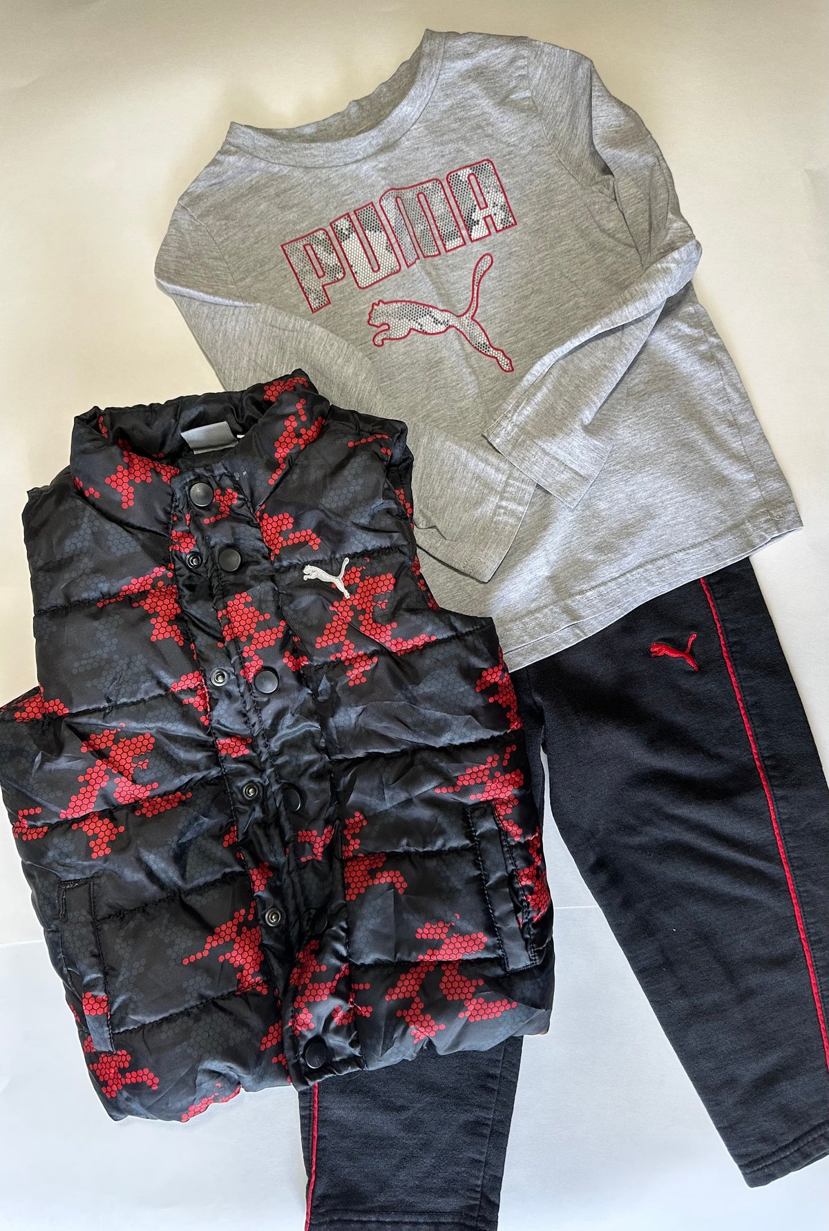 Seller 182. 3T puma vest and pants
