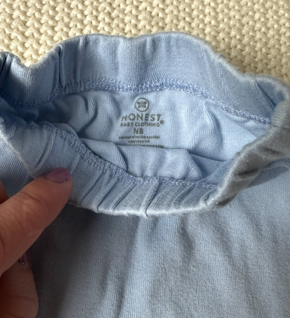#93 Honest Baby Footie Pants Set Boys NB