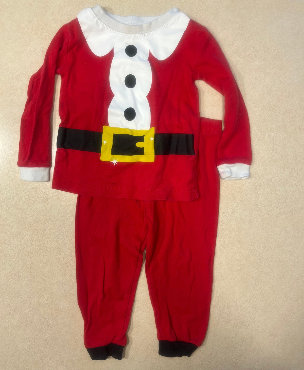 #200 Children's Place Santa Pajamas 18-24m