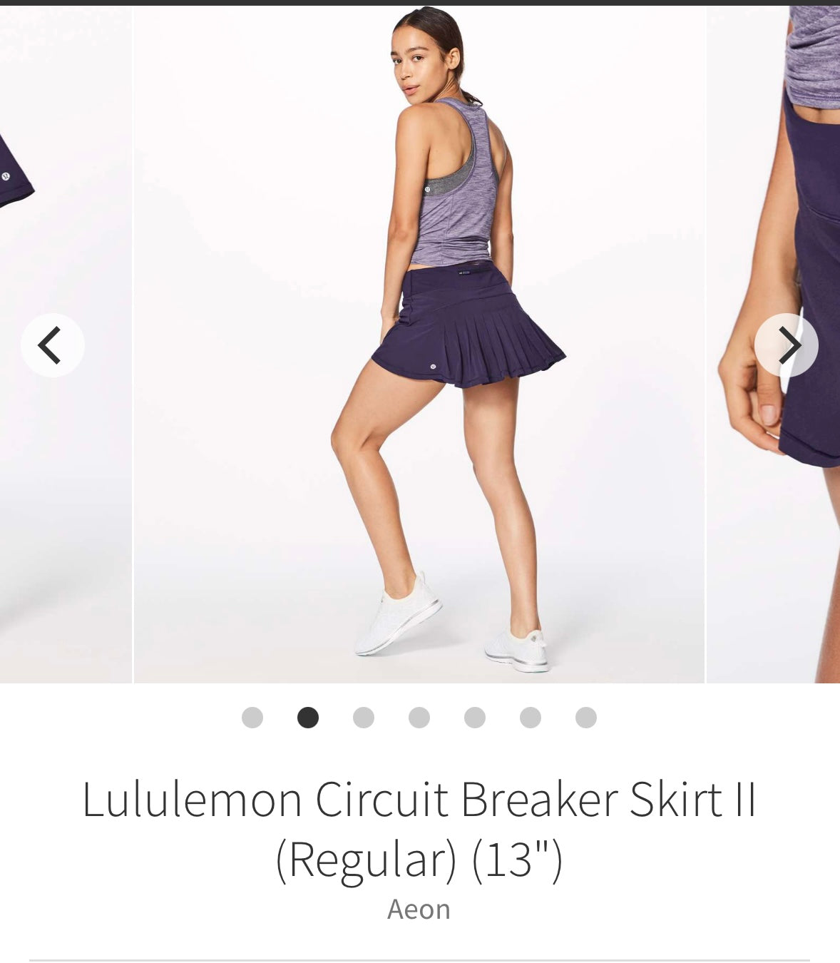 #133 Lululemon Sz 4 Circuit Breaker Skirt