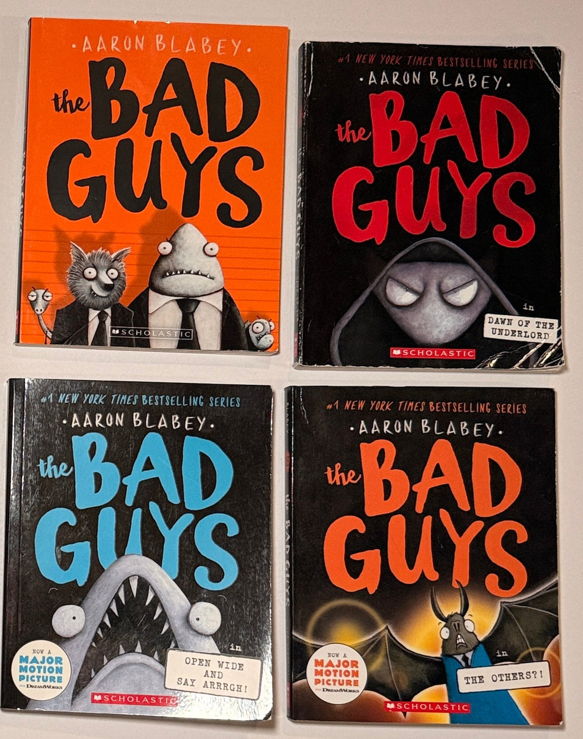 Seller 156_Bad Guys paperback set of 4
