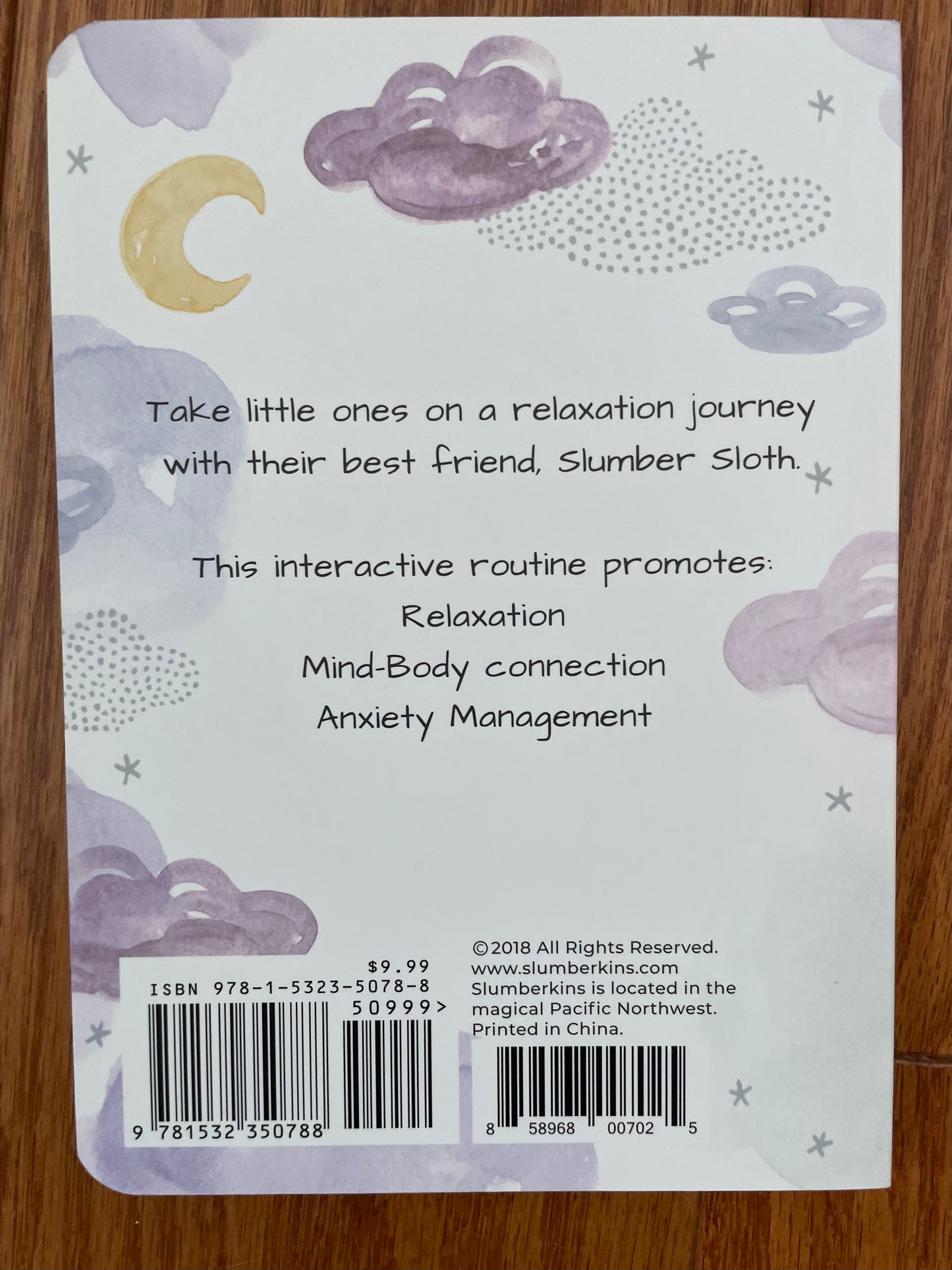 #42 Slumberkins Slumber Sloth Book