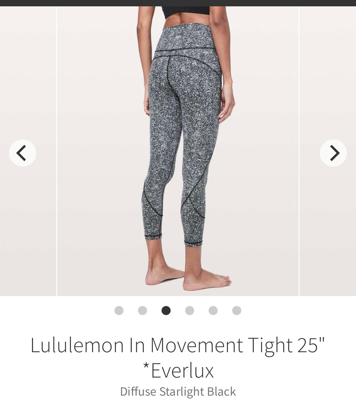 #133 Lululemon Sz 2 In Movement Tight 25 inch