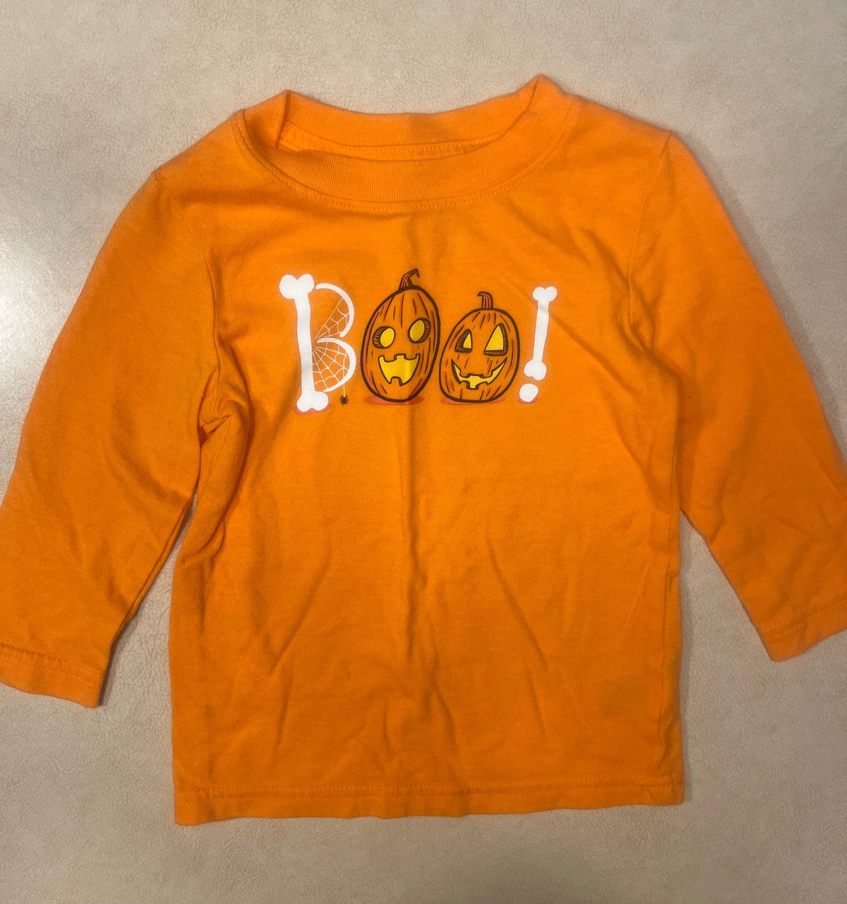 #200 Cat & Jack Boo! Halloween Shirt 18m